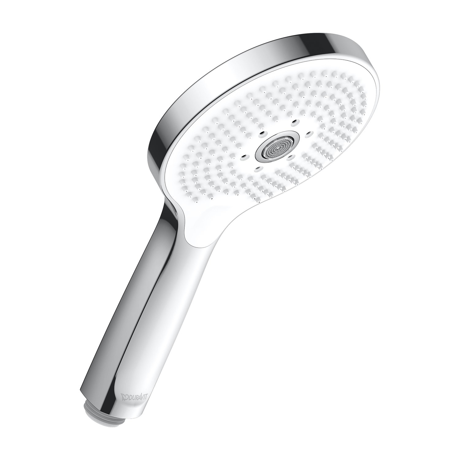 Baterii sanitare - Para de dus Duravit UV0652017010, dus, diametru 120 mm, 3 functii, montaj universal, racord 1/2'', crom