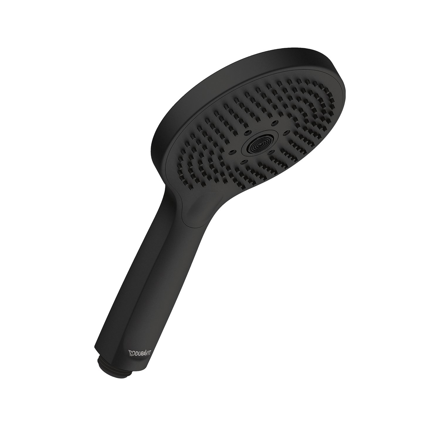 Baterii sanitare - Para de dus Duravit UV0652017046, dus, diametru 120 mm, 3 functii, montaj universal, racord 1/2'', negru