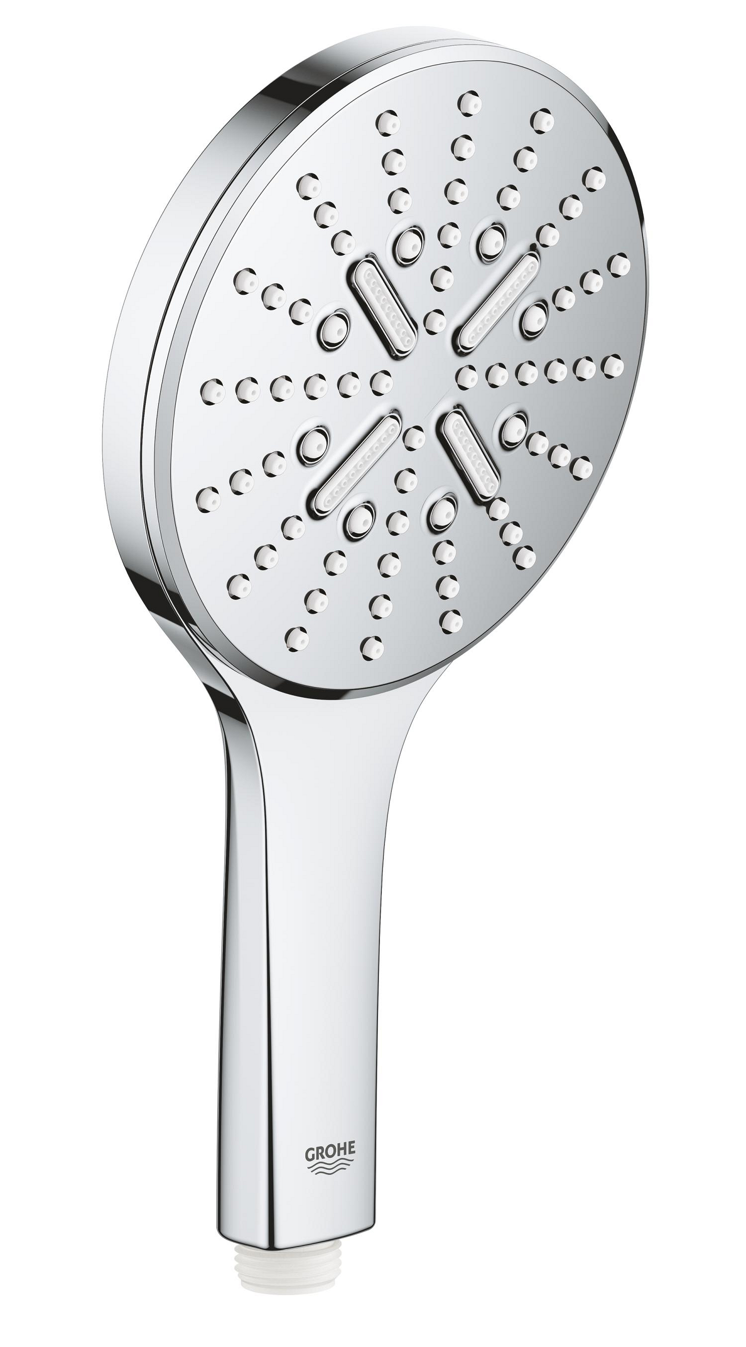 Baterii sanitare - Para de dus Grohe 26574000, dus SmartActive 130, diametru 130 mm, 3 functii, montaj universal, racord 1/2'', crom