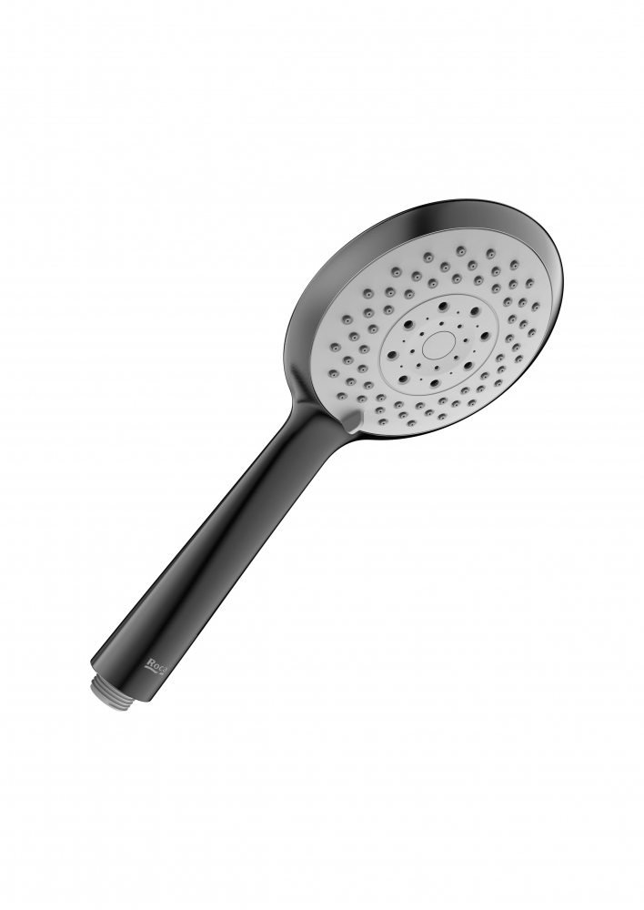 Baterii sanitare - Para de dus Roca A5B1107NM0, dus Sensum, diametru 130 mm, 4 functii, montaj universal, racord 1/2'', negru