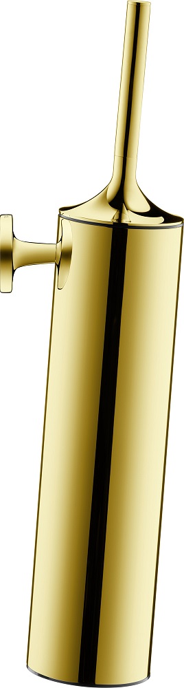 Baie - Set perie WC Duravit 0099463400, Perie Starck T, numar orificii instalare 2, tip instalare pe perete, auriu