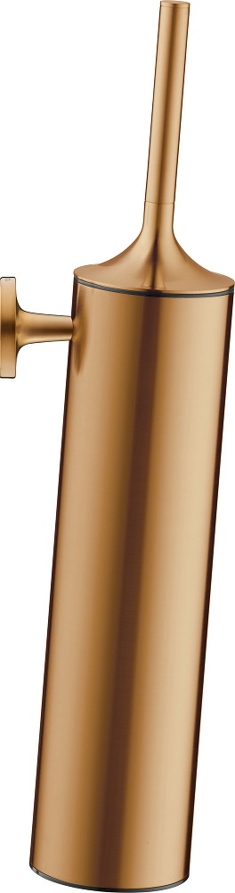 Baie - Set perie WC Duravit 0099460400, Perie Starck T, numar orificii instalare 2, tip instalare pe perete, bronz
