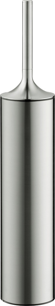 Baie - Set perie WC Duravit 0099457000, Perie Starck T, numar orificii instalare 2, tip instalare pe podea, otel satinat