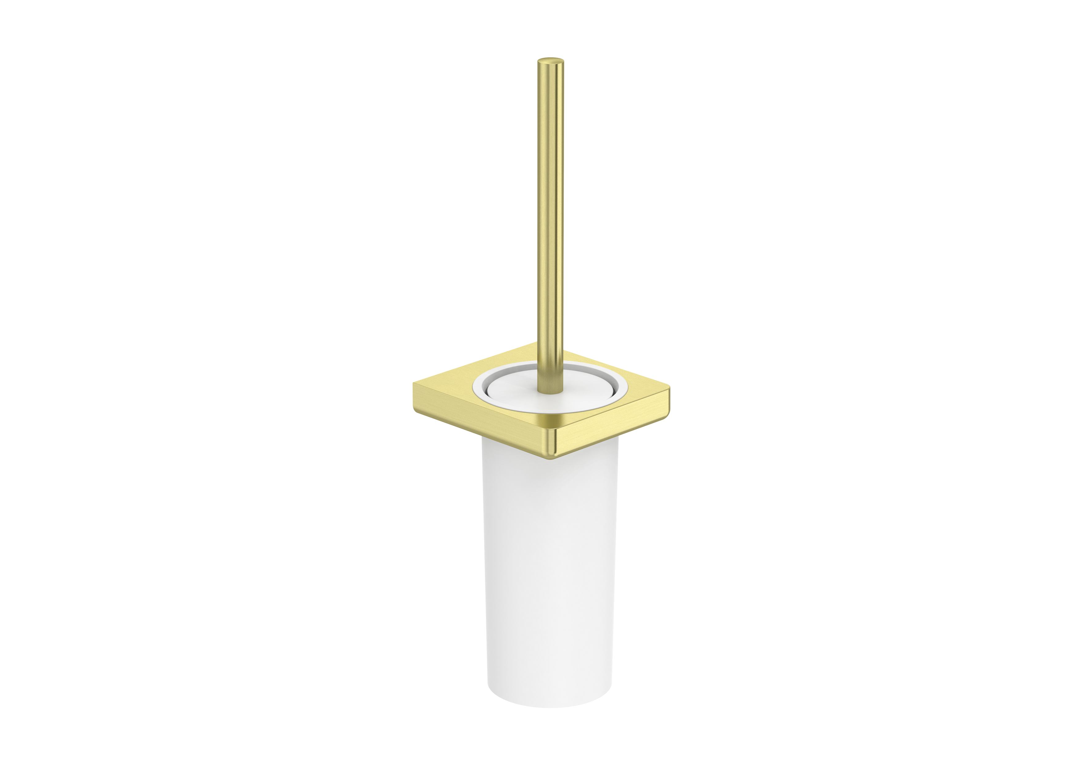 Baie - Set perie WC Roca A817036VA0, Perie Tempo, numar orificii instalare 2, tip instalare pe perete, auriu