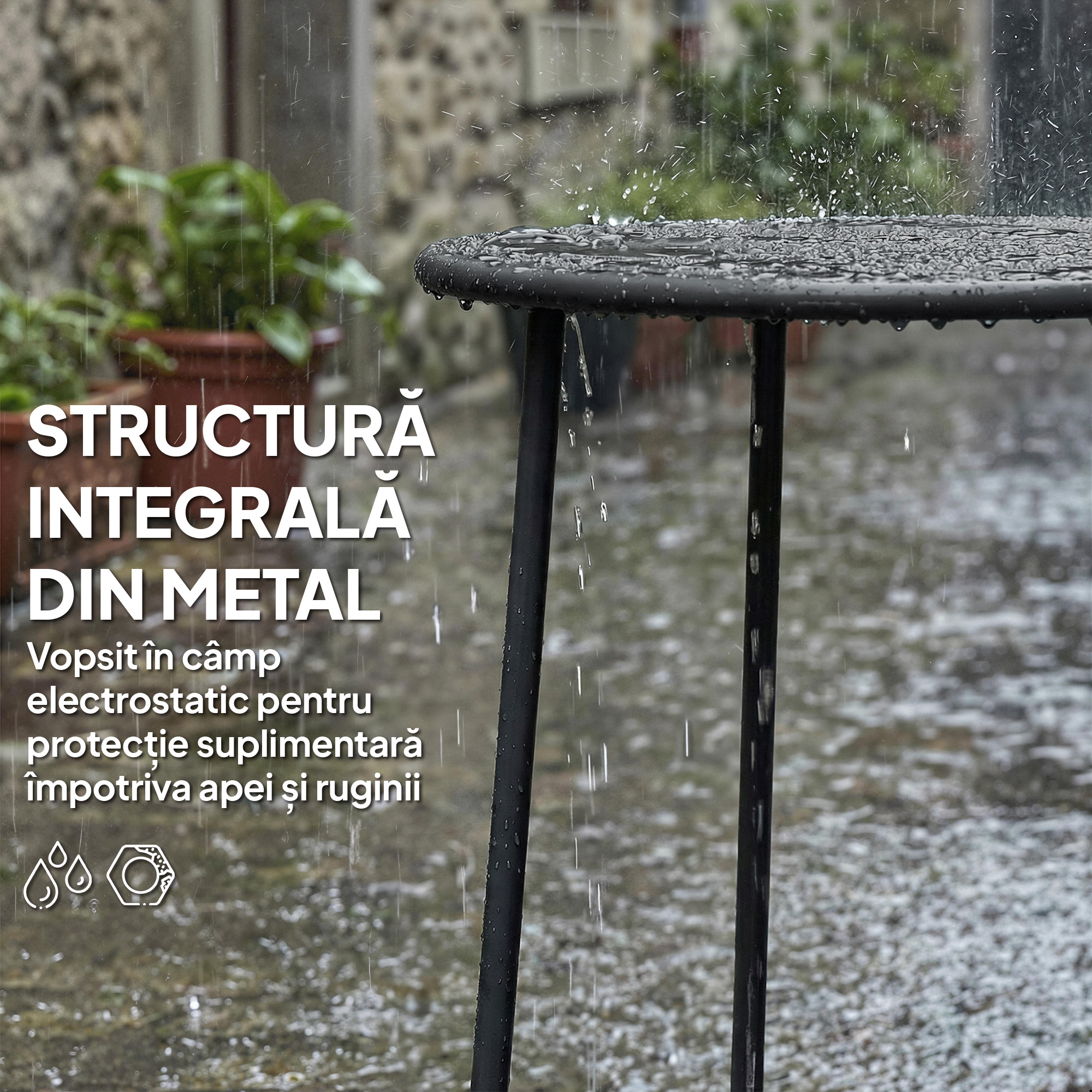  Masa de Cafea Masuta joasa din fier [3]