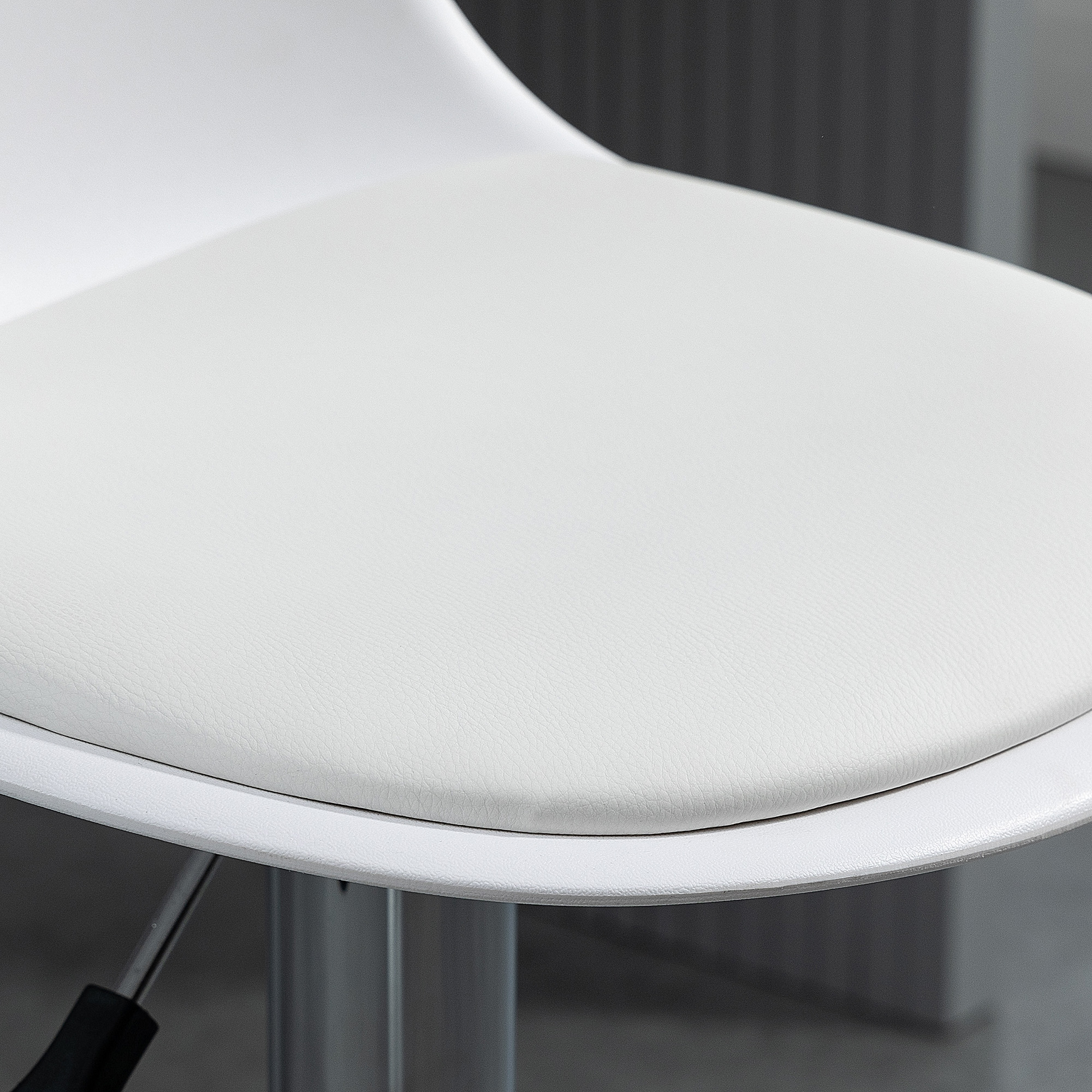  Set 2 Scaune Bar - Reglabile, Cu Spatar si Pivotante [8]