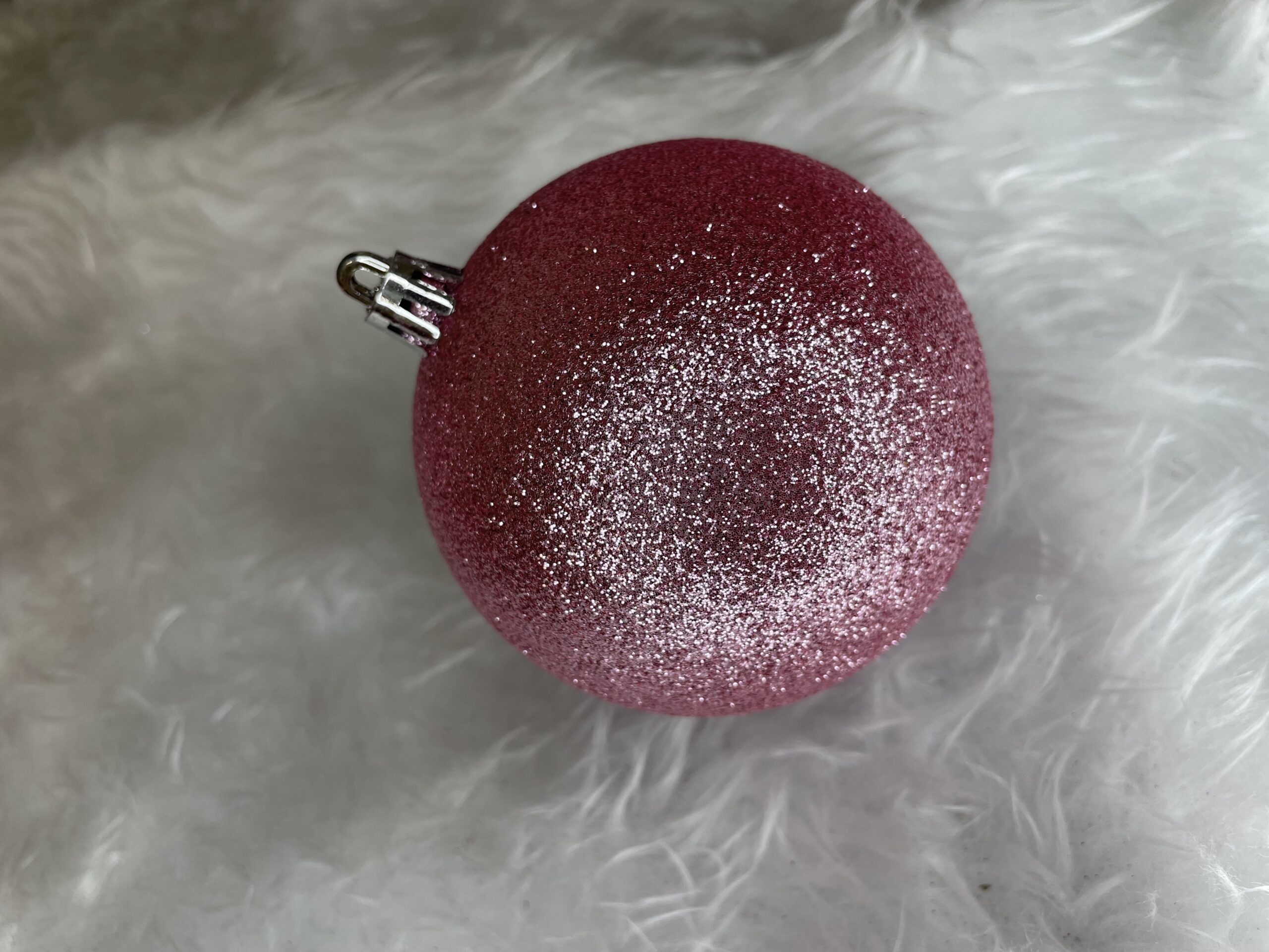 Set globuri de Craciun, 30 bucati, 6 modele, 8cm, roz [22]