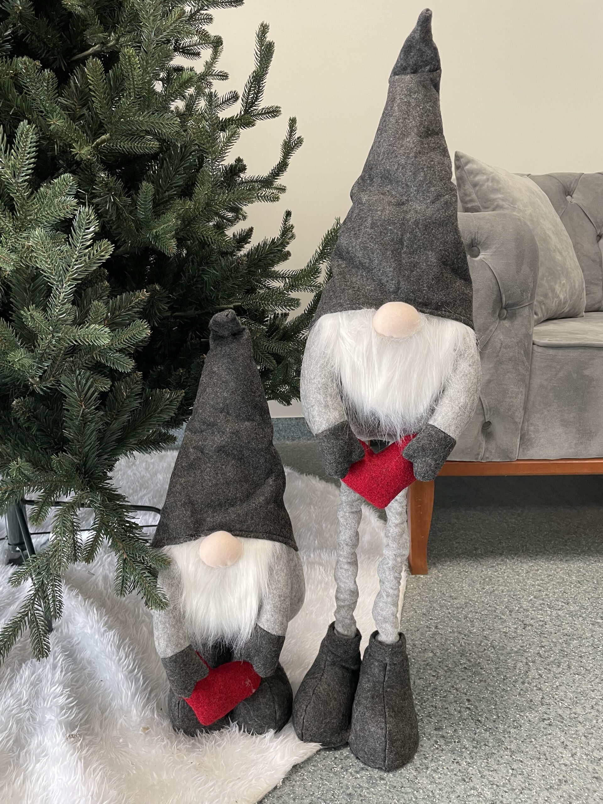 Figurina Craciun, Spiridus, picioare telescopice, inaltime extensibila 63-93cm [17]