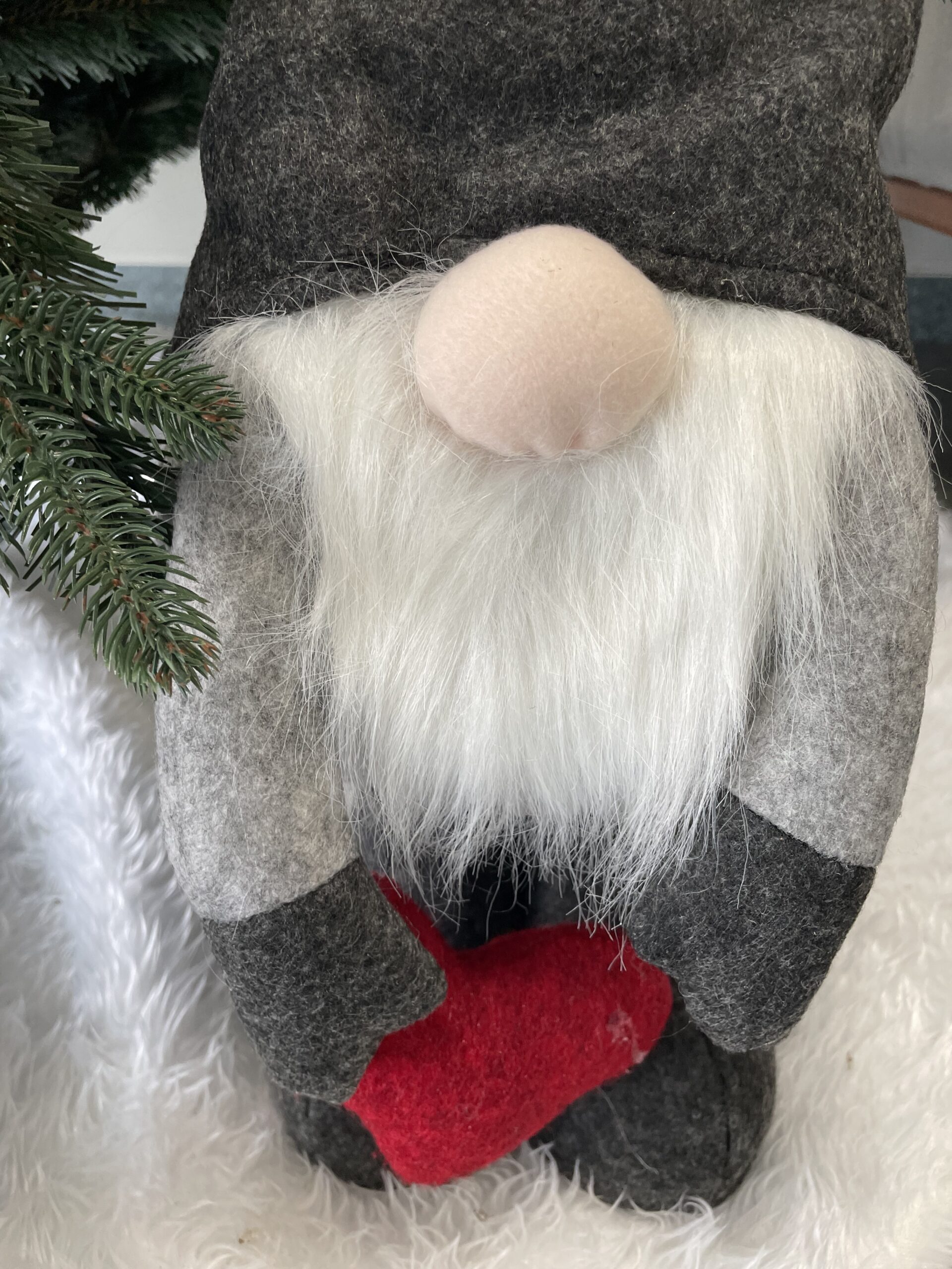 Figurina Craciun, Spiridus, picioare telescopice, inaltime extensibila 63-93cm [23]