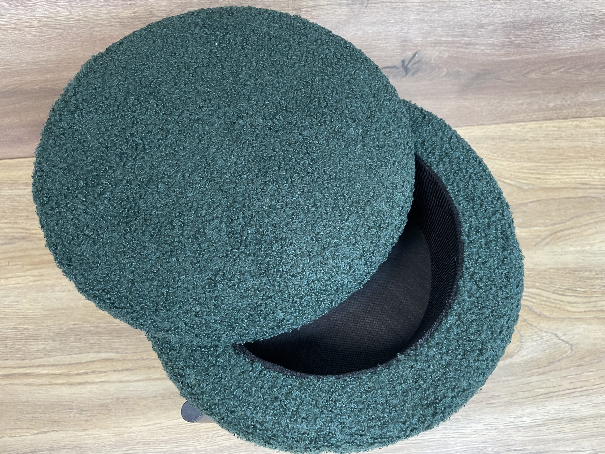 Taburet pentru copii, rotund, spatiu depozitare, 31x28cm, maxim 50kg, verde [7]