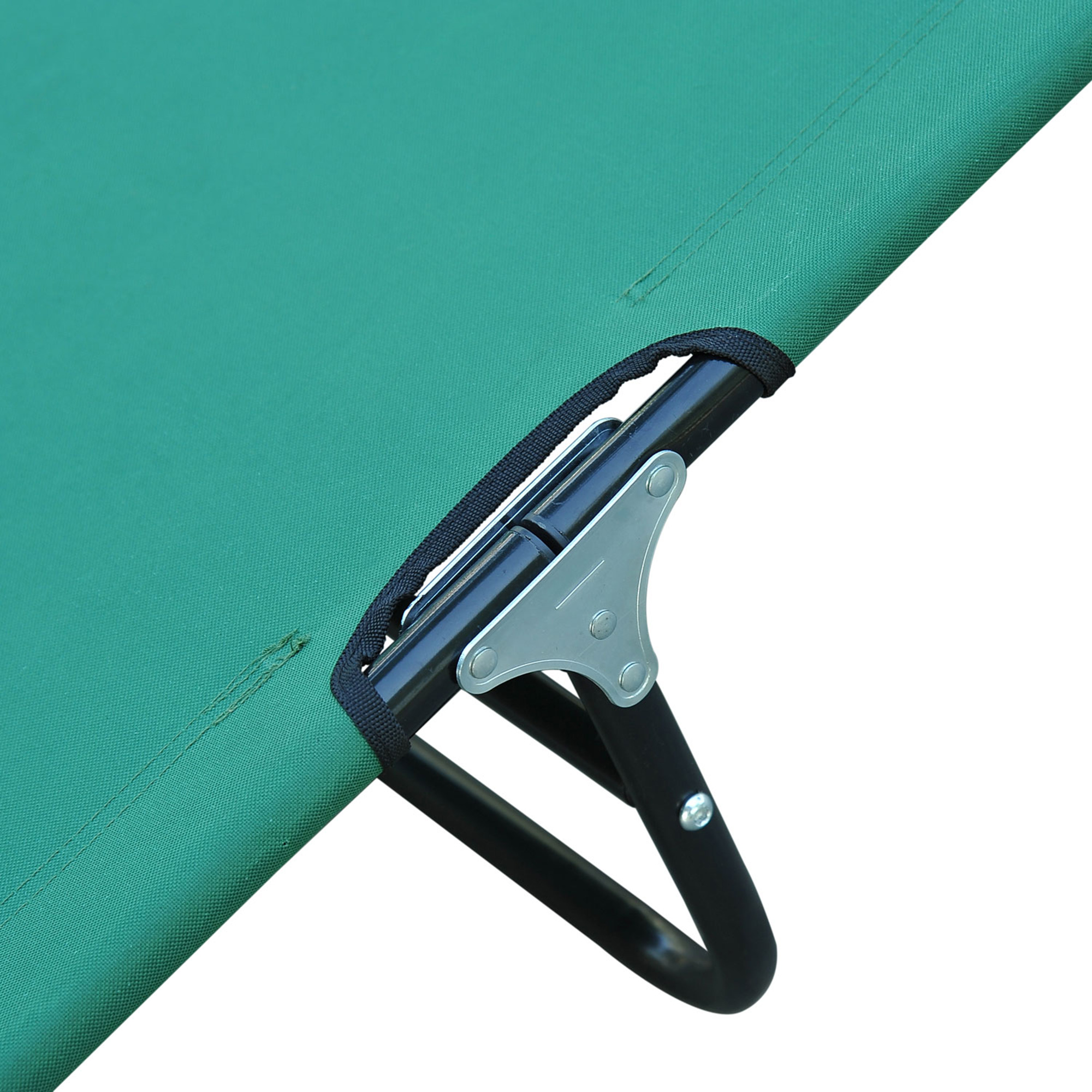  sezlong Pliabil - Spatar 4 Pozitii, Otel & tesatura Oxford [6]