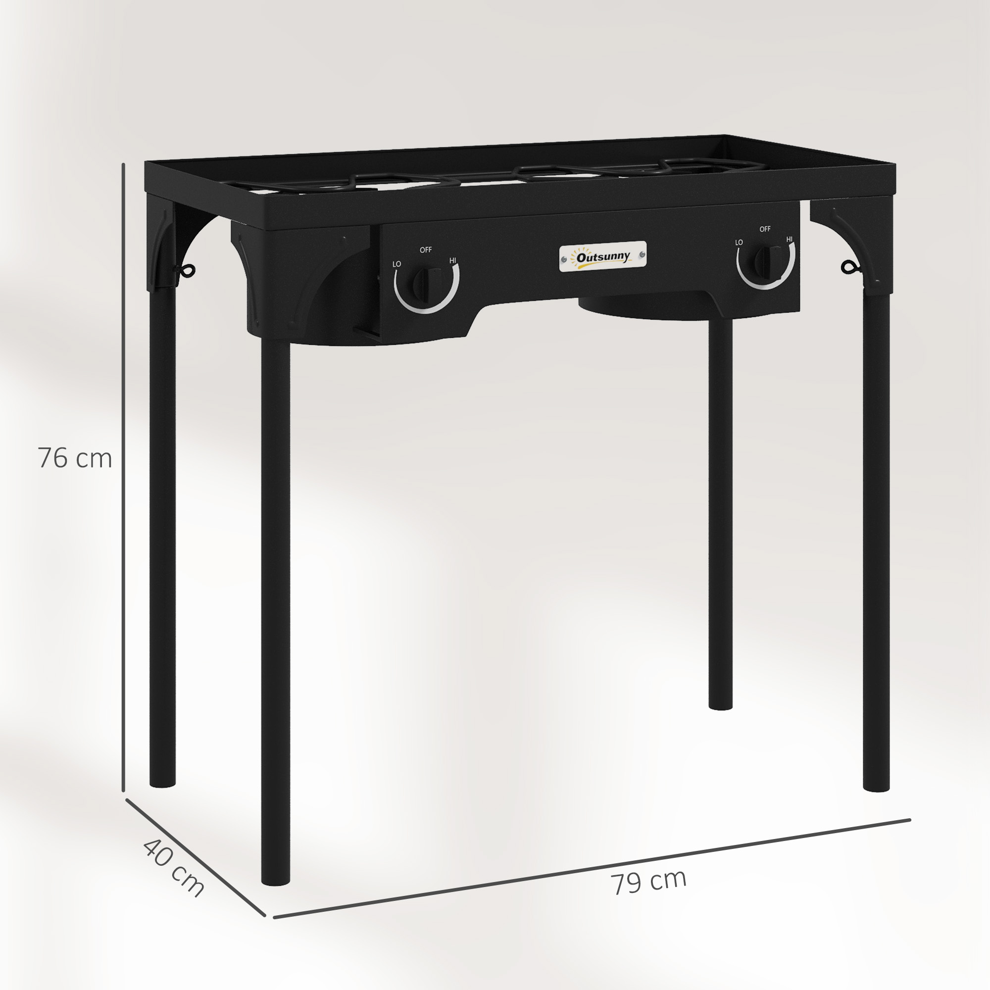  Aragaz Exterior 150.000 BTU - 2 Arzatoare Propan, Presiune Mare [2]