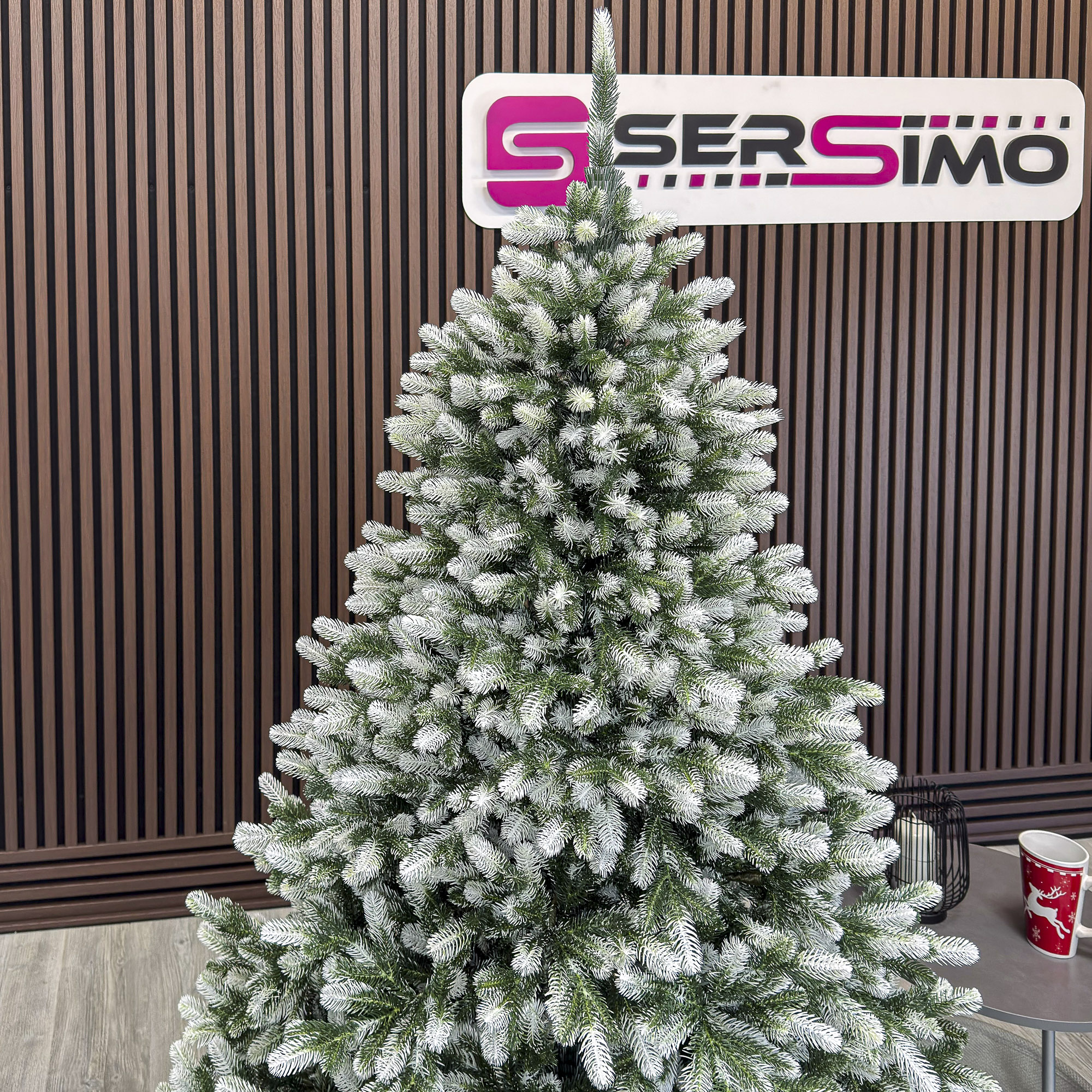 Brad artificial Christmas Deluxe by Sersimo, Polar Winter Select, integral 3D, 180 cm [2]