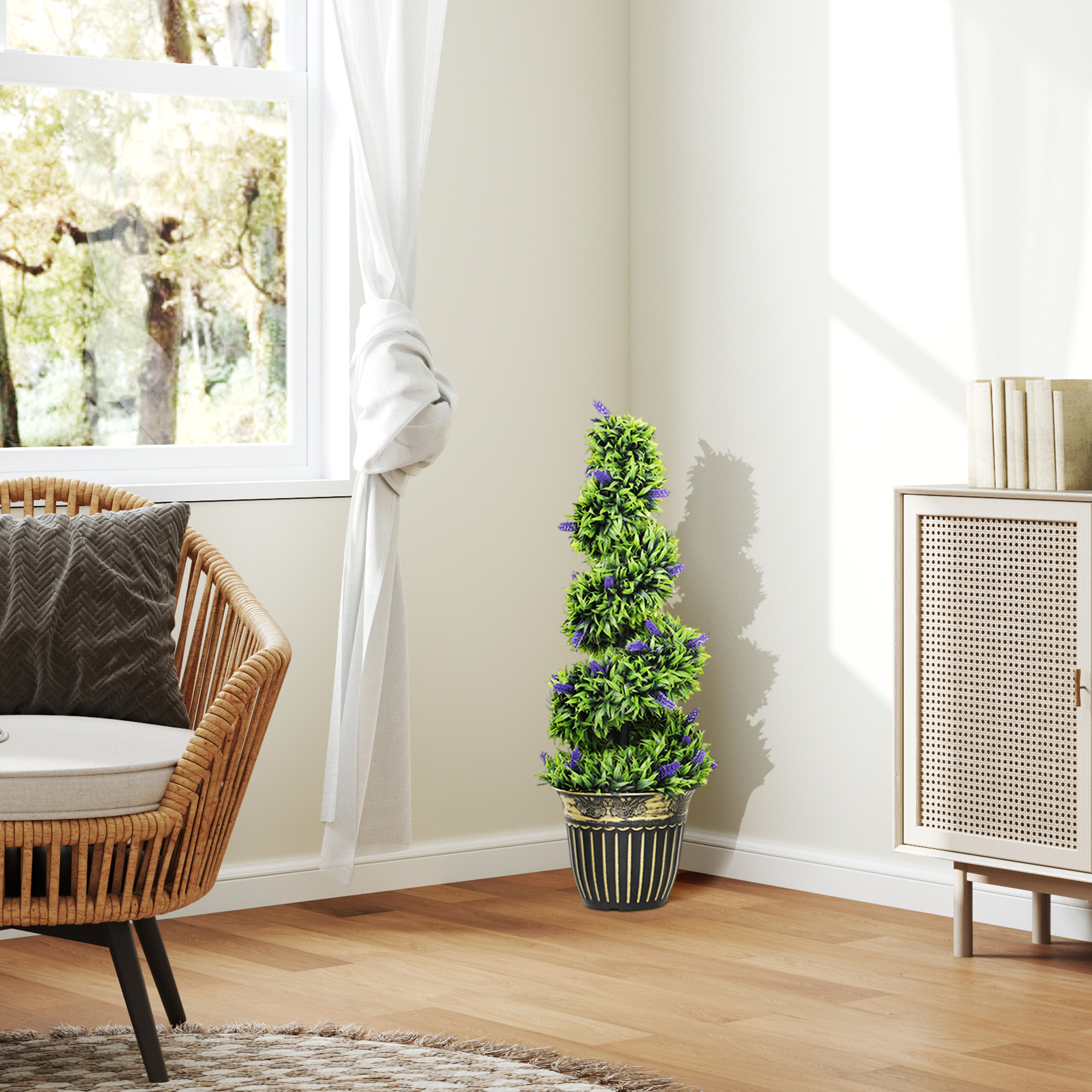  Set de Doua Plante Artificiale Lavanda 90 cm [7]