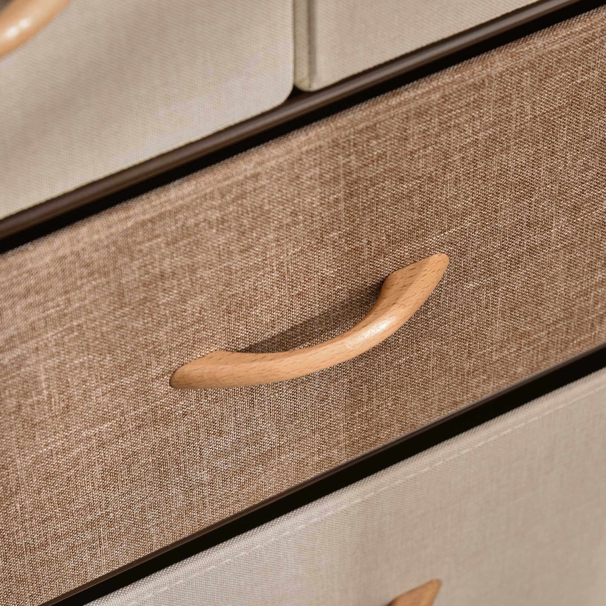  Comoda cu 5 sertare pliabile din material textil Raft din MDF 58x29x99cm [8]