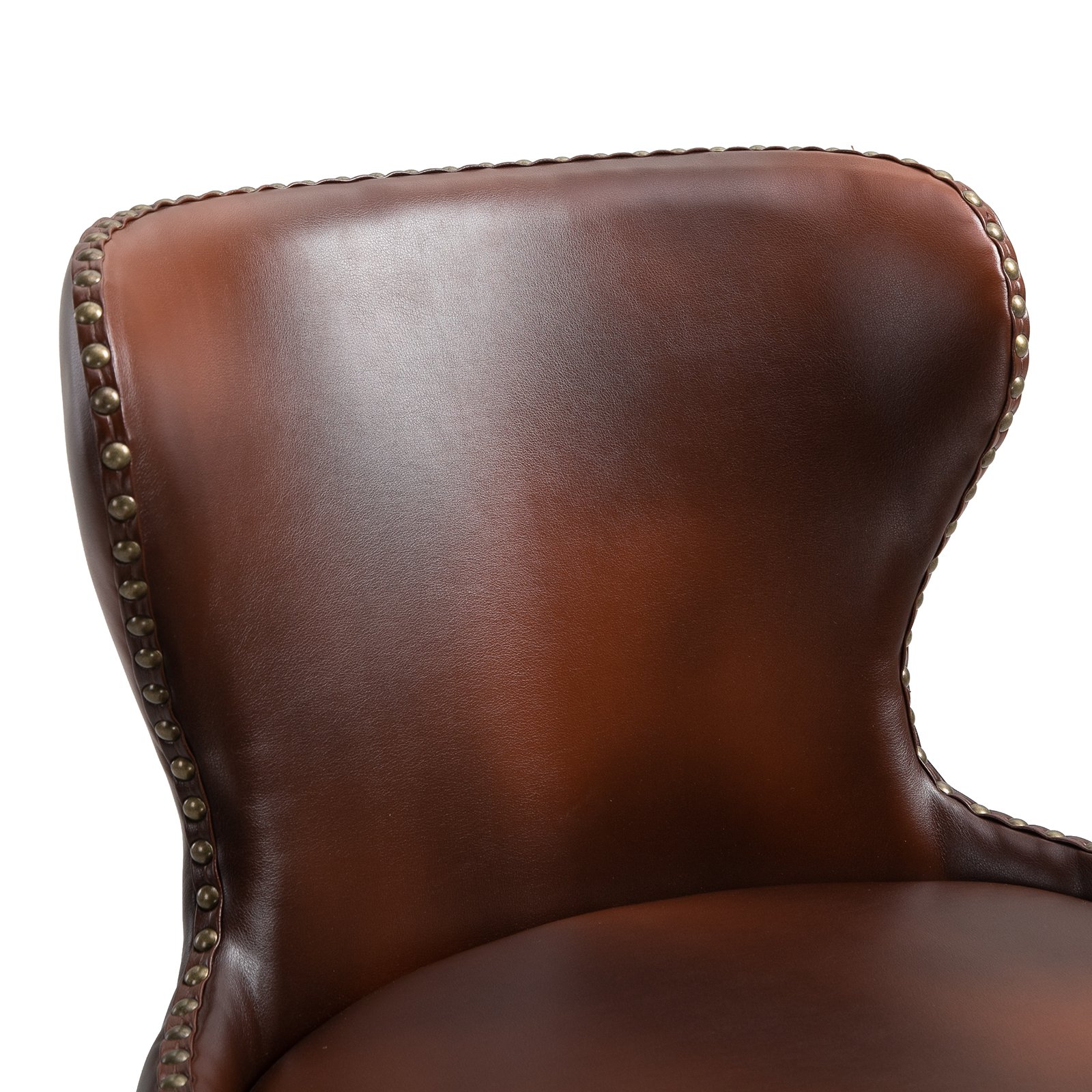  Set 2 scaune bar, stil industrial,  52x53x101cm, maro [8]