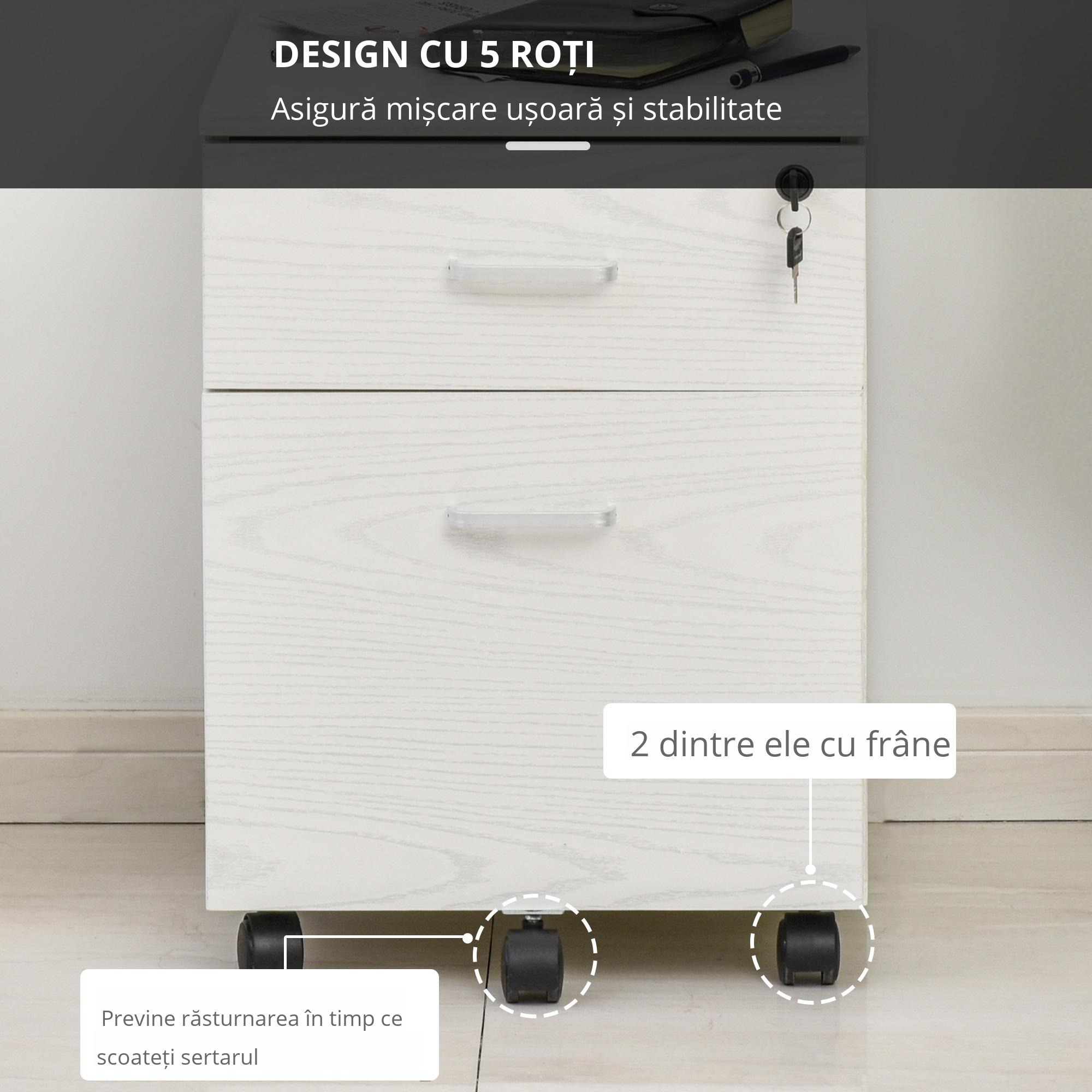  Dulap cu Sertar, pentru depozitare documente, 40 x 44 x 54.6cm [3]