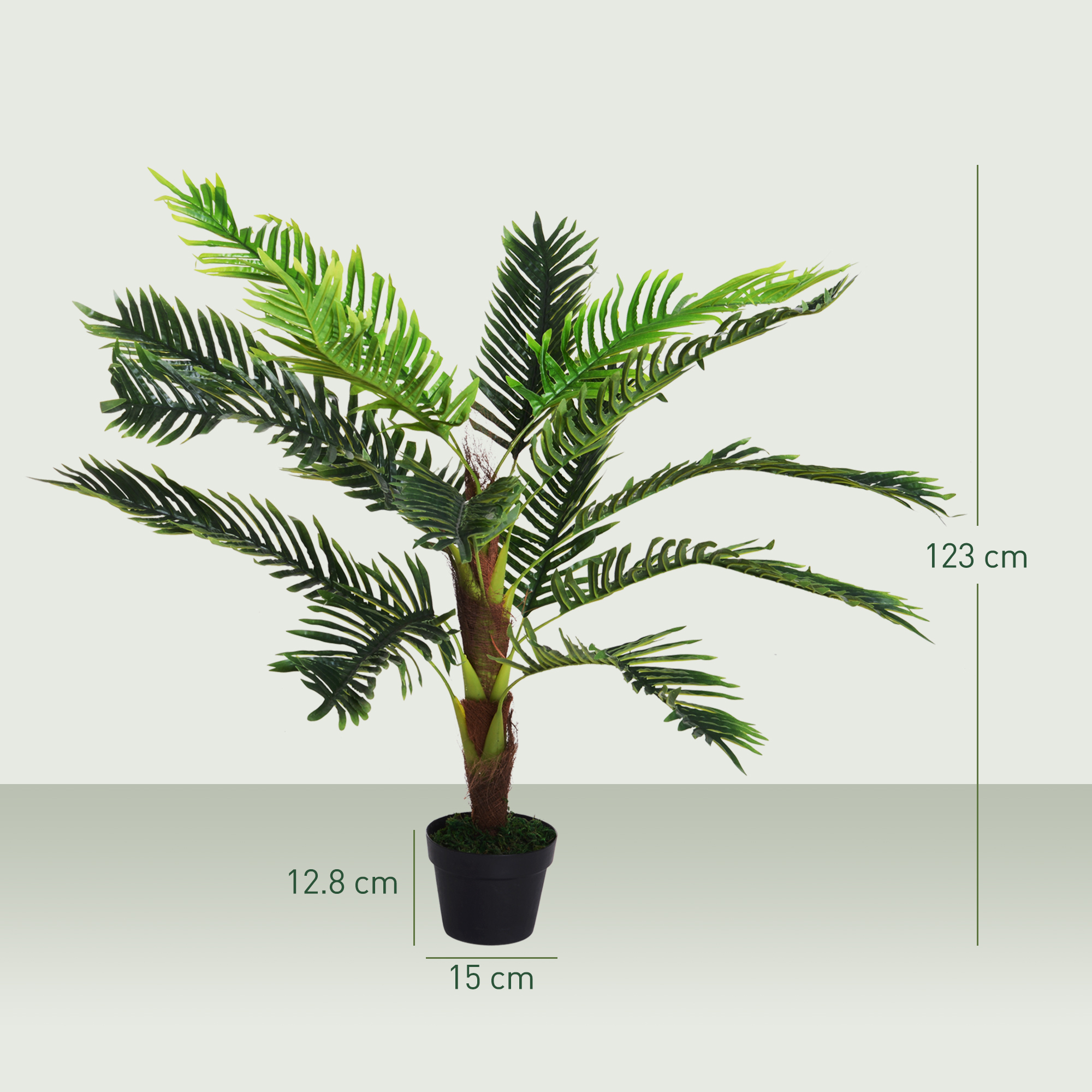  Planta Artificiala Palmier Cycas 123cm [2]