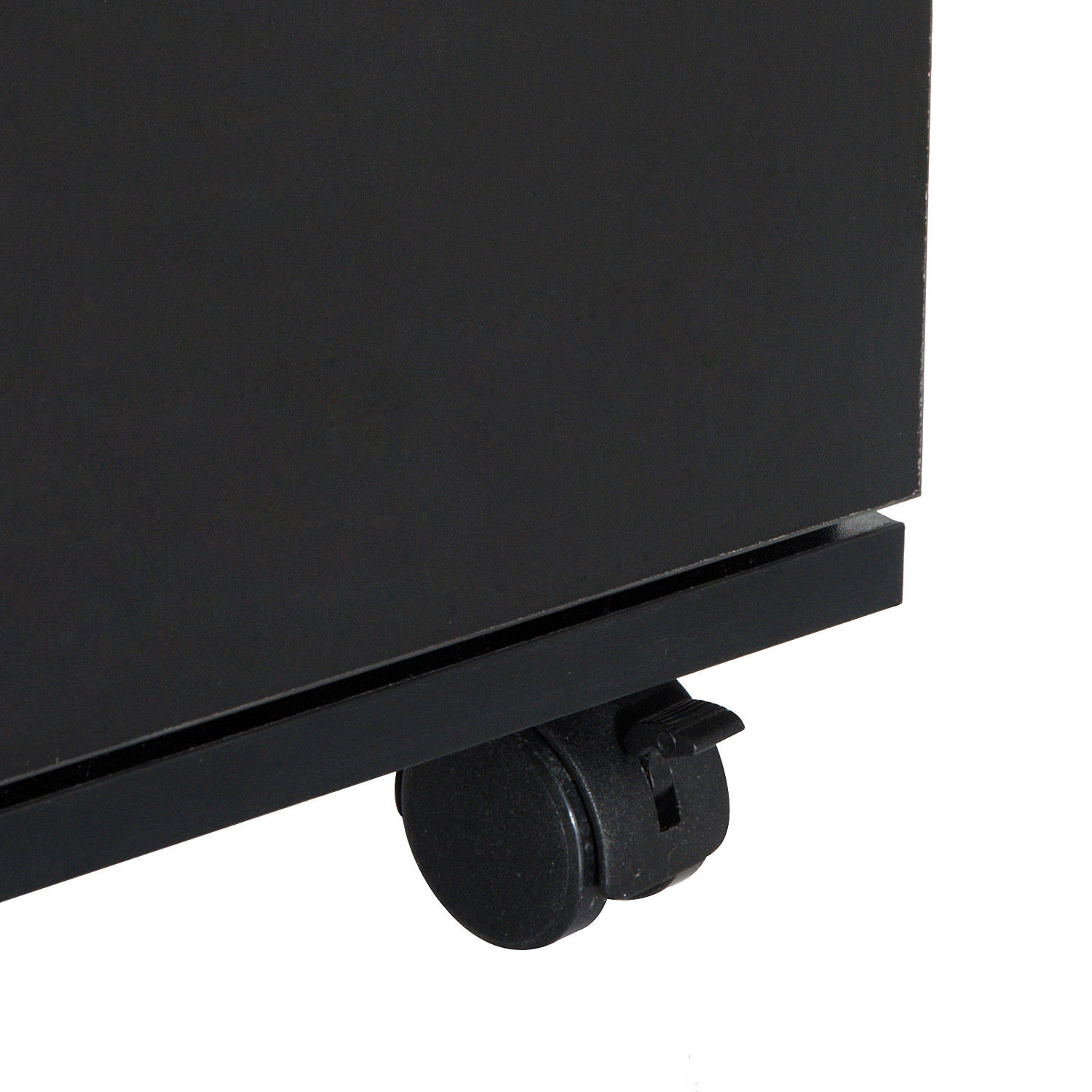  Comoda pe Rotite pentru Birouin Lemn, 41x39x58cm, Negru [7]