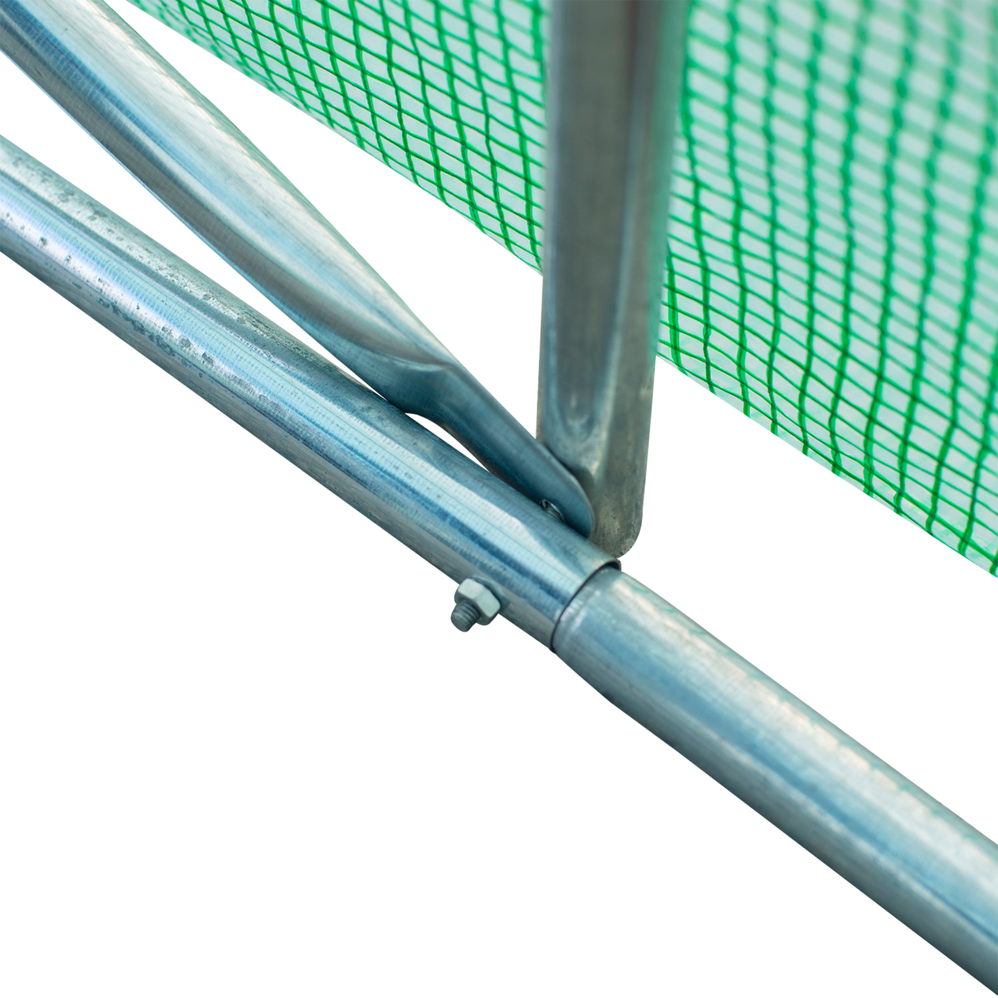  Sera Gradina 8×3×2 m, Verde, PE & Cadru din Otel [8]