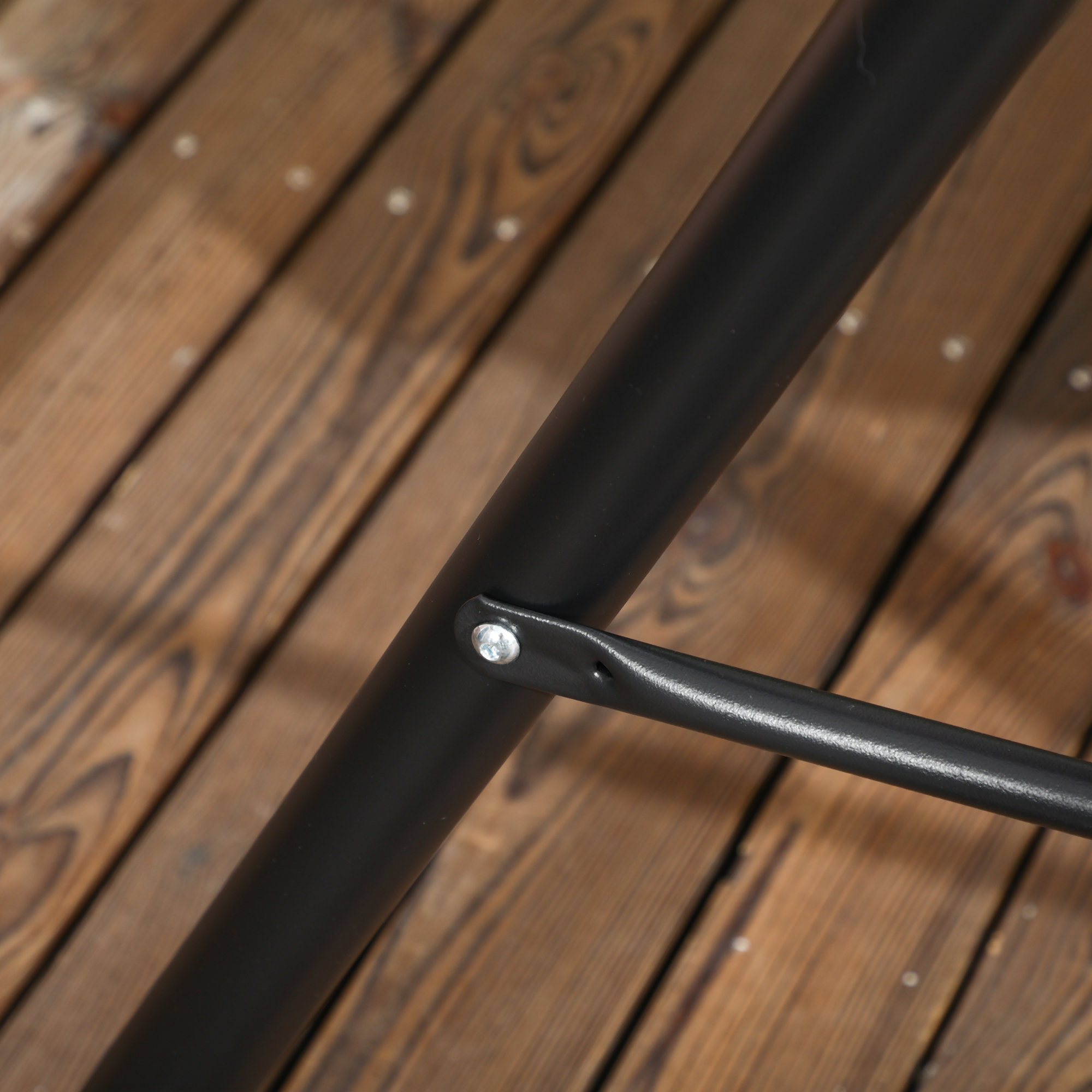  Balansoar de Gradina cu 3 Locuri, Copertina Parasolar Reglabila si sezut Respirabil, 172x110x153 cm, Rosu Vin [6]