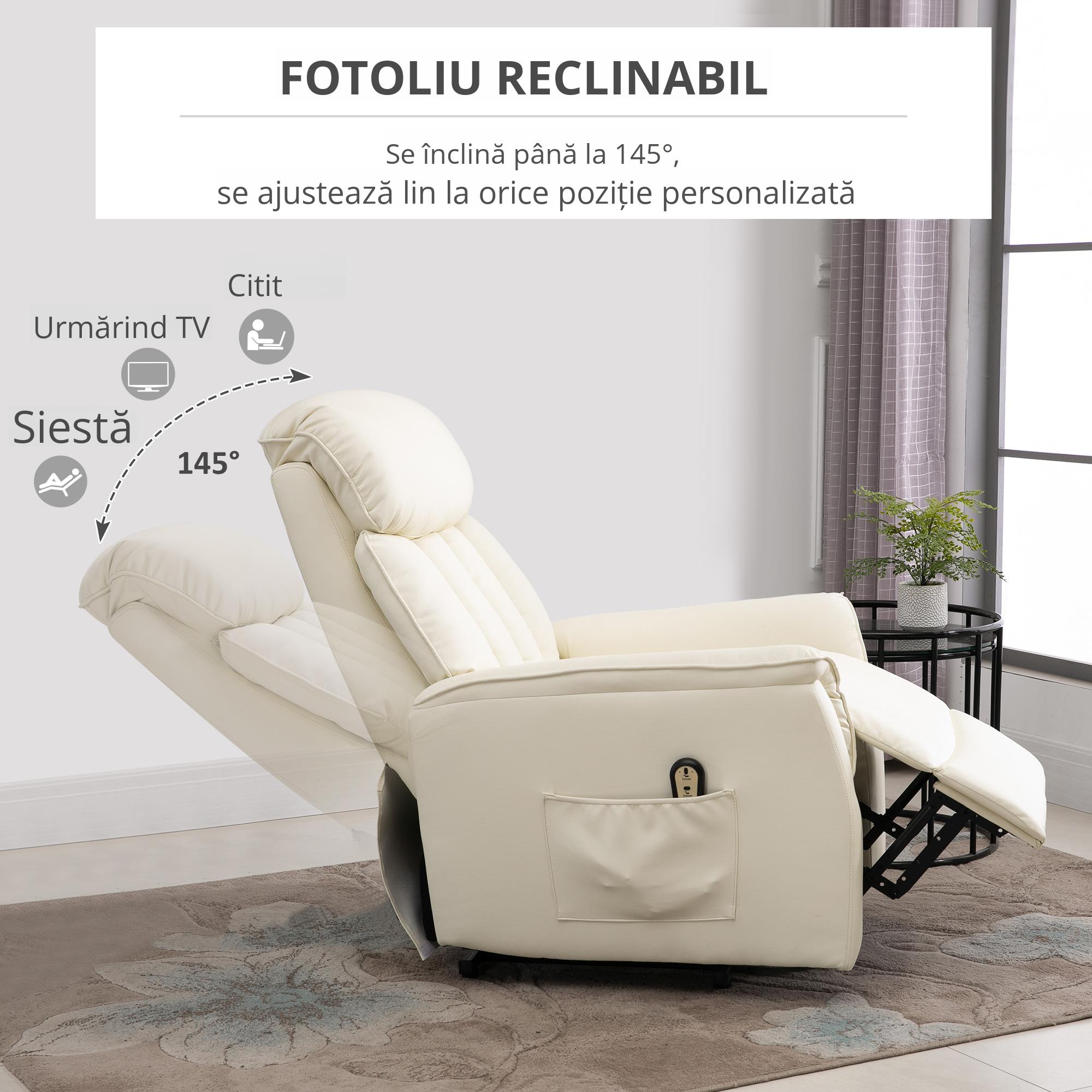  Fotoliu Relax cu Functie de Ridicare si Telecomanda [5]