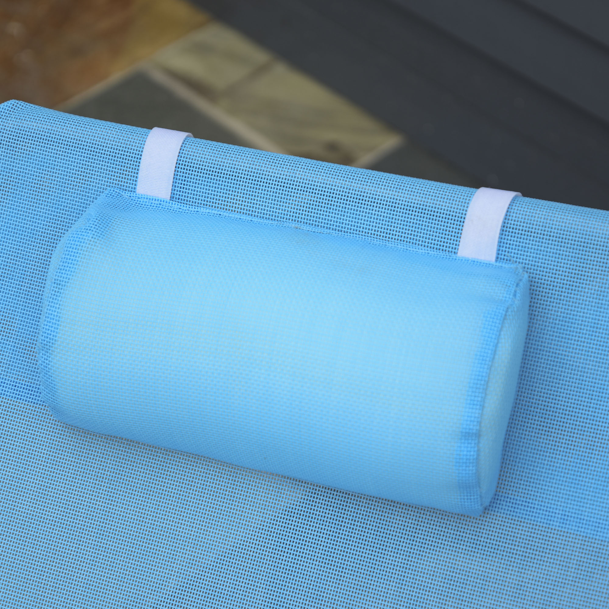  sezlong pliabil cu spatar reglabil si perna, 182x56x28cm [7]