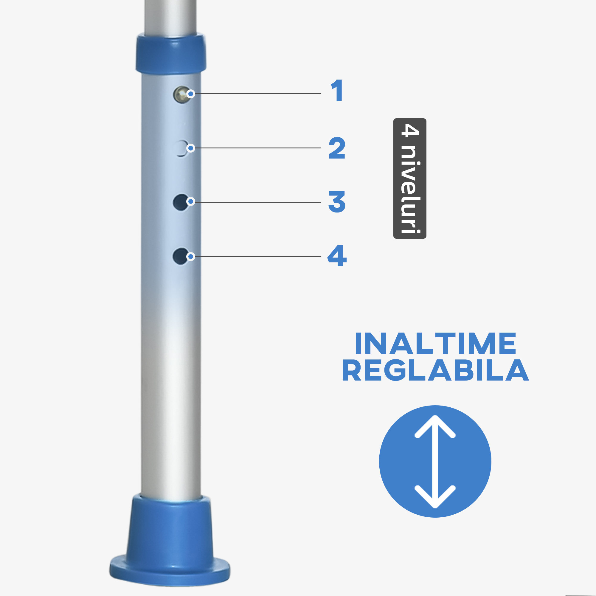  Scaun de dus pentru seniori, reglabil pe inaltime, ventuze pentru stabilitate maxima [5]