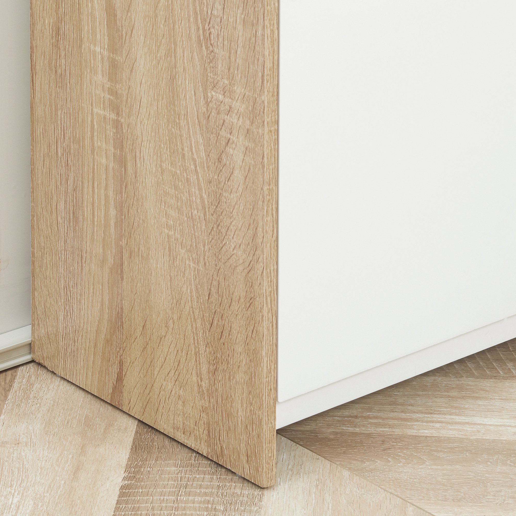  Mobilier Baie Lemn & Alb - Compact, Multifunctional si Elegant [7]