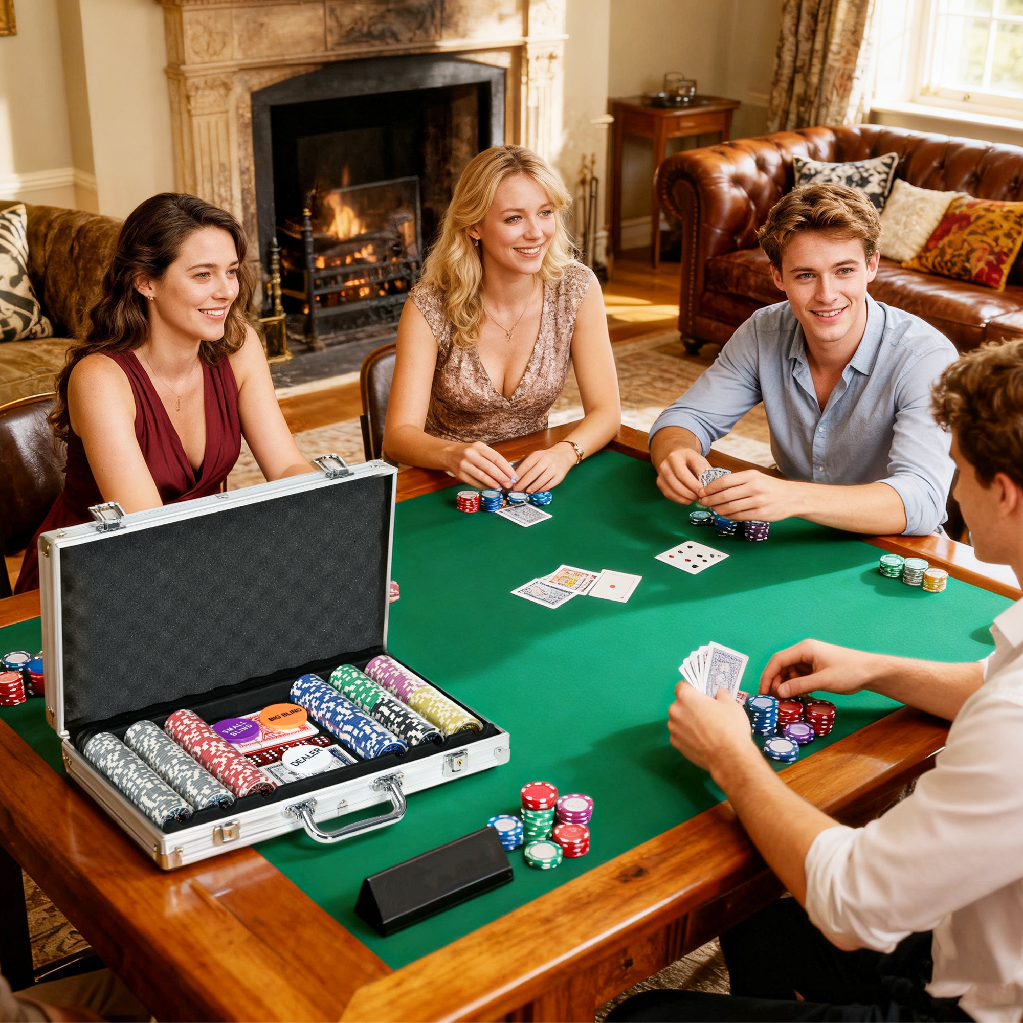  Set de 300 Bucati De Jetoane Poker [8]