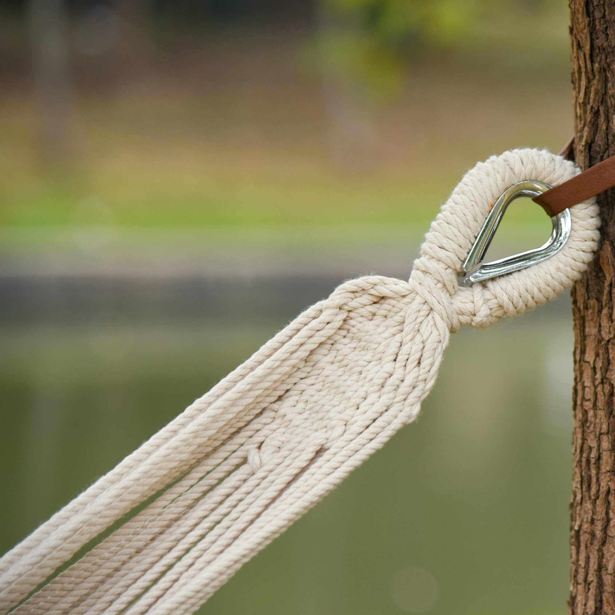  hamac din bumbac si poliester 2x1.5m, multicolor [8]