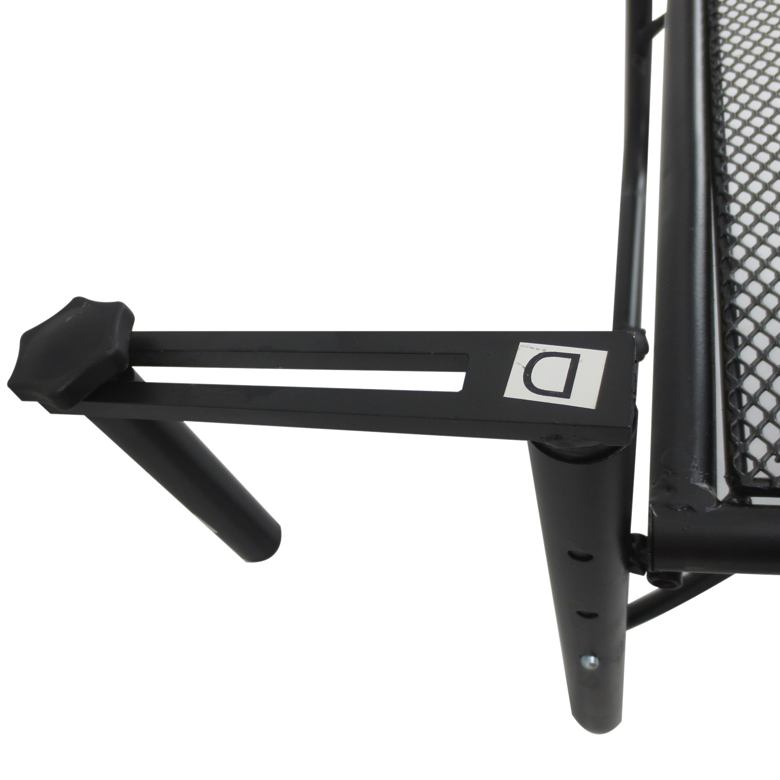  Masuta Suspendata Balcon Reglabila in inaltime, Fier Negru, 60x45x50 cm [8]