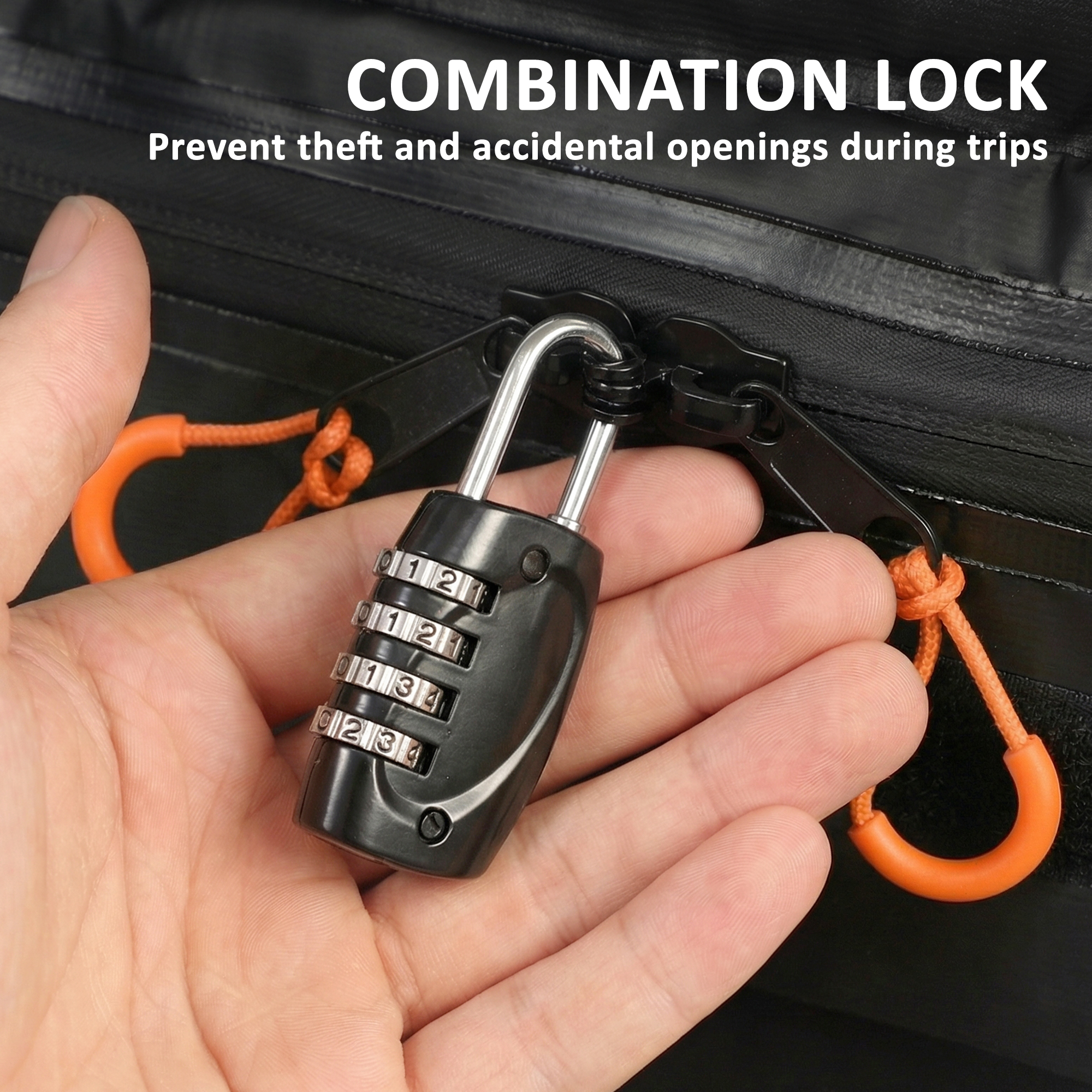  Portbagaj de acoperis impermeabil, 425 L, portocaliu [3]