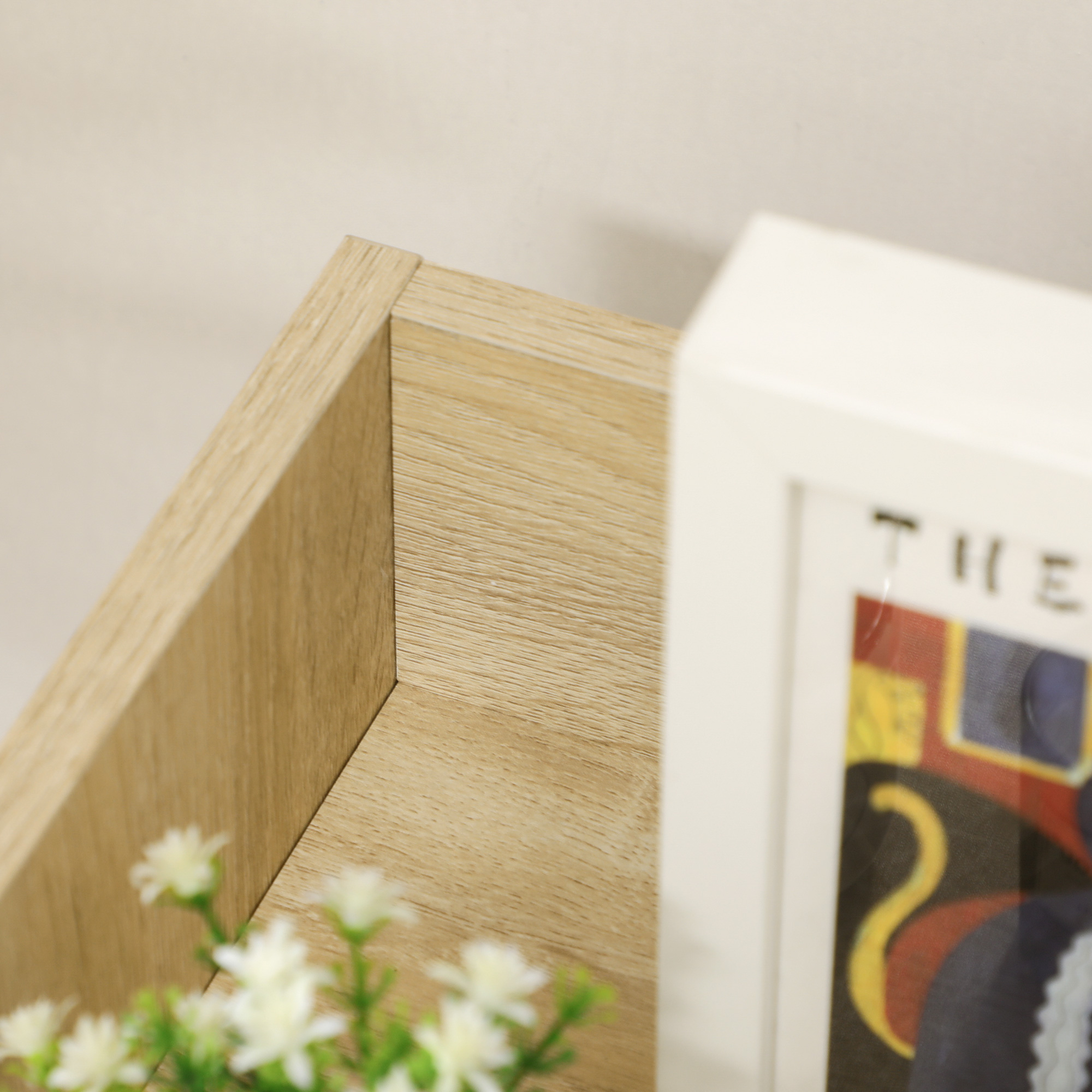  Fiset pentru Birou din Lemn cu 4 Sertare, Lemn Natur [8]