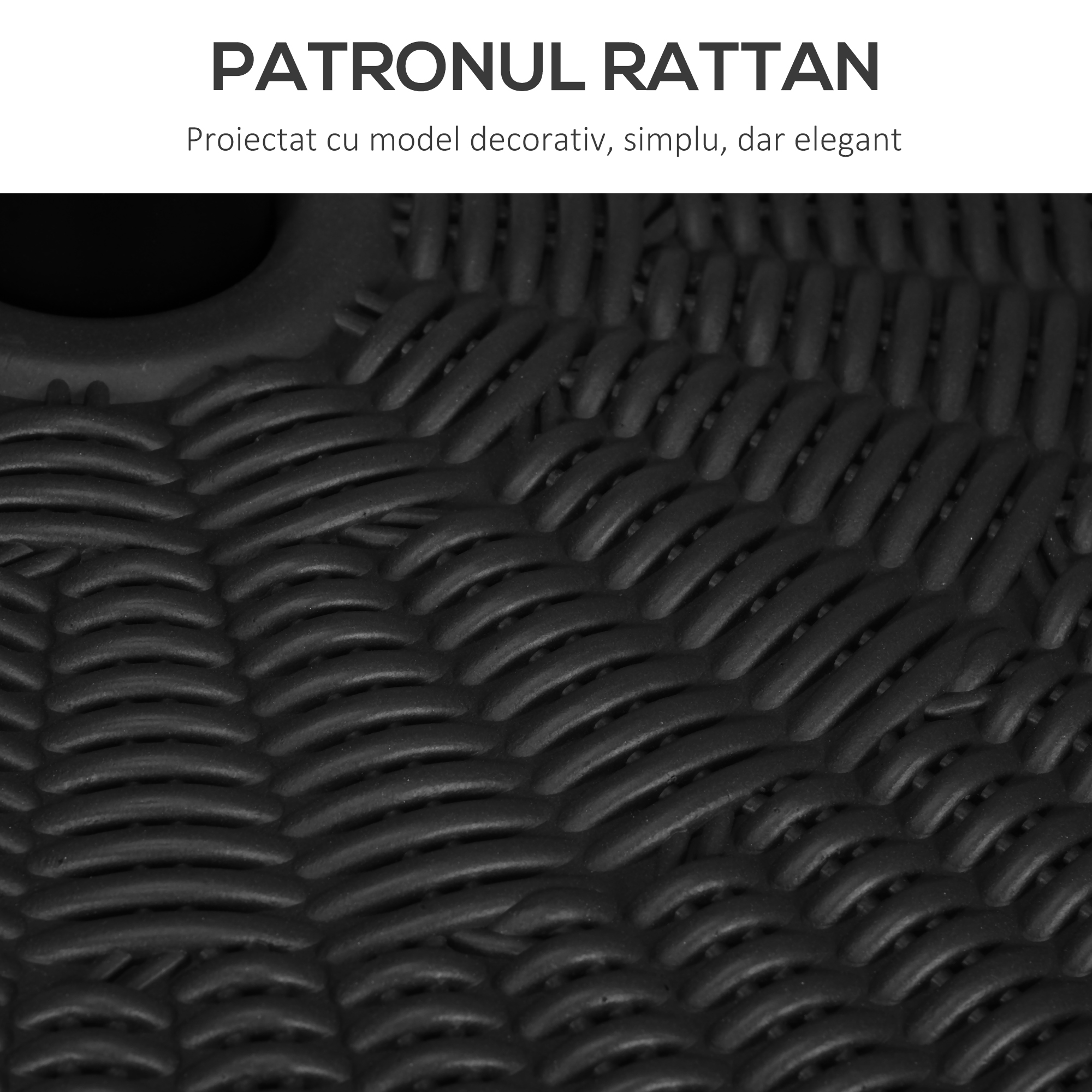  Baza pentru Umbrela de Gradina 3 m cu Manere Incorporate, din HDPE si Otel, Ø51x36 cm, Negru [6]