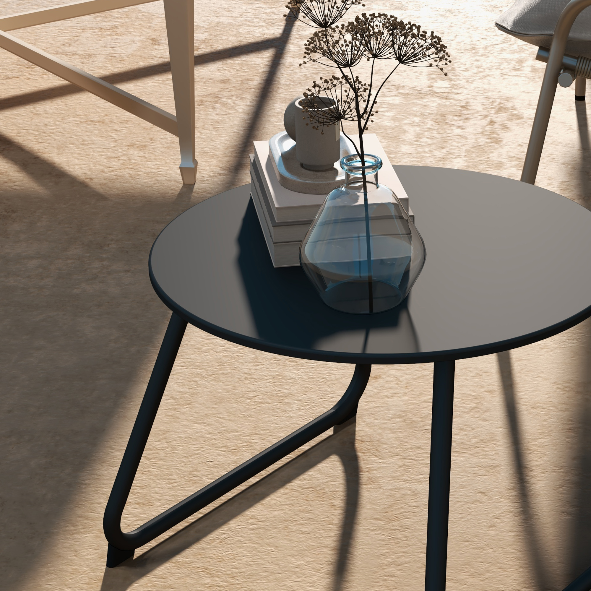  Masuta rotunda pentru terasa, Masuta laterala pentru ext [7]