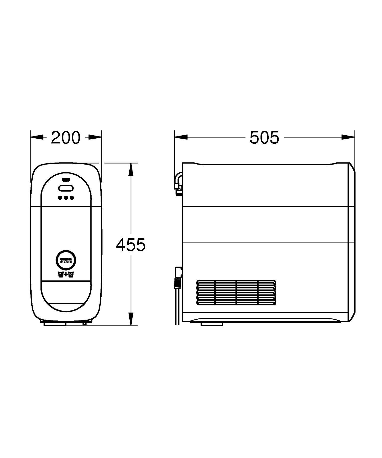 Carbonizator Grohe 40711001, Racitor carbonizator Blue Home, calitate superioara pentru baia ta [1]