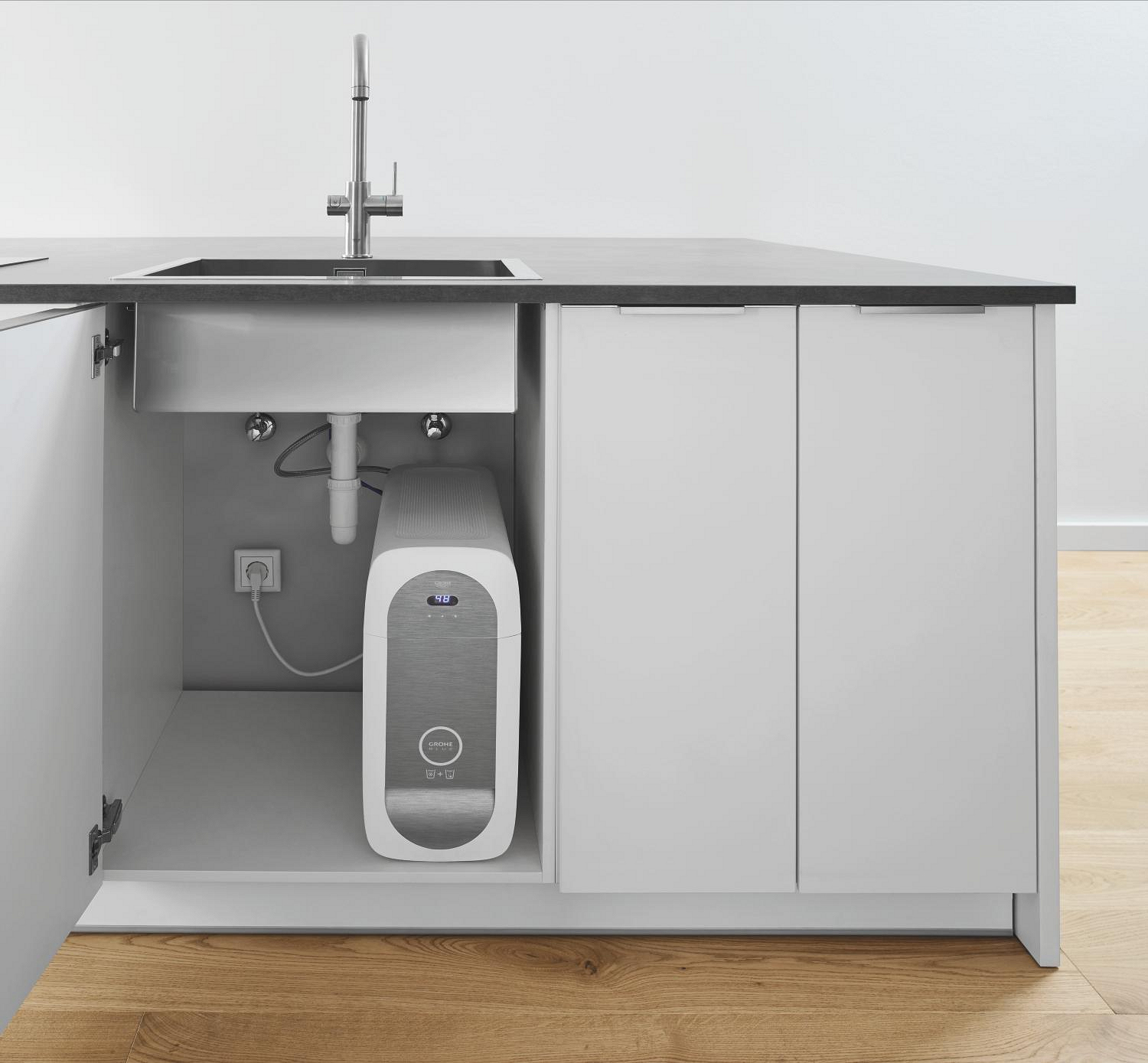 Carbonizator Grohe 40711001, Racitor carbonizator Blue Home, calitate superioara pentru baia ta [3]