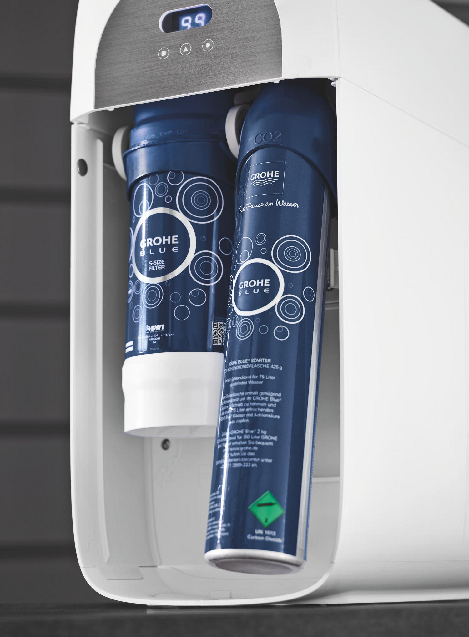 Carbonizator Grohe 40711001, Racitor carbonizator Blue Home, calitate superioara pentru baia ta [4]