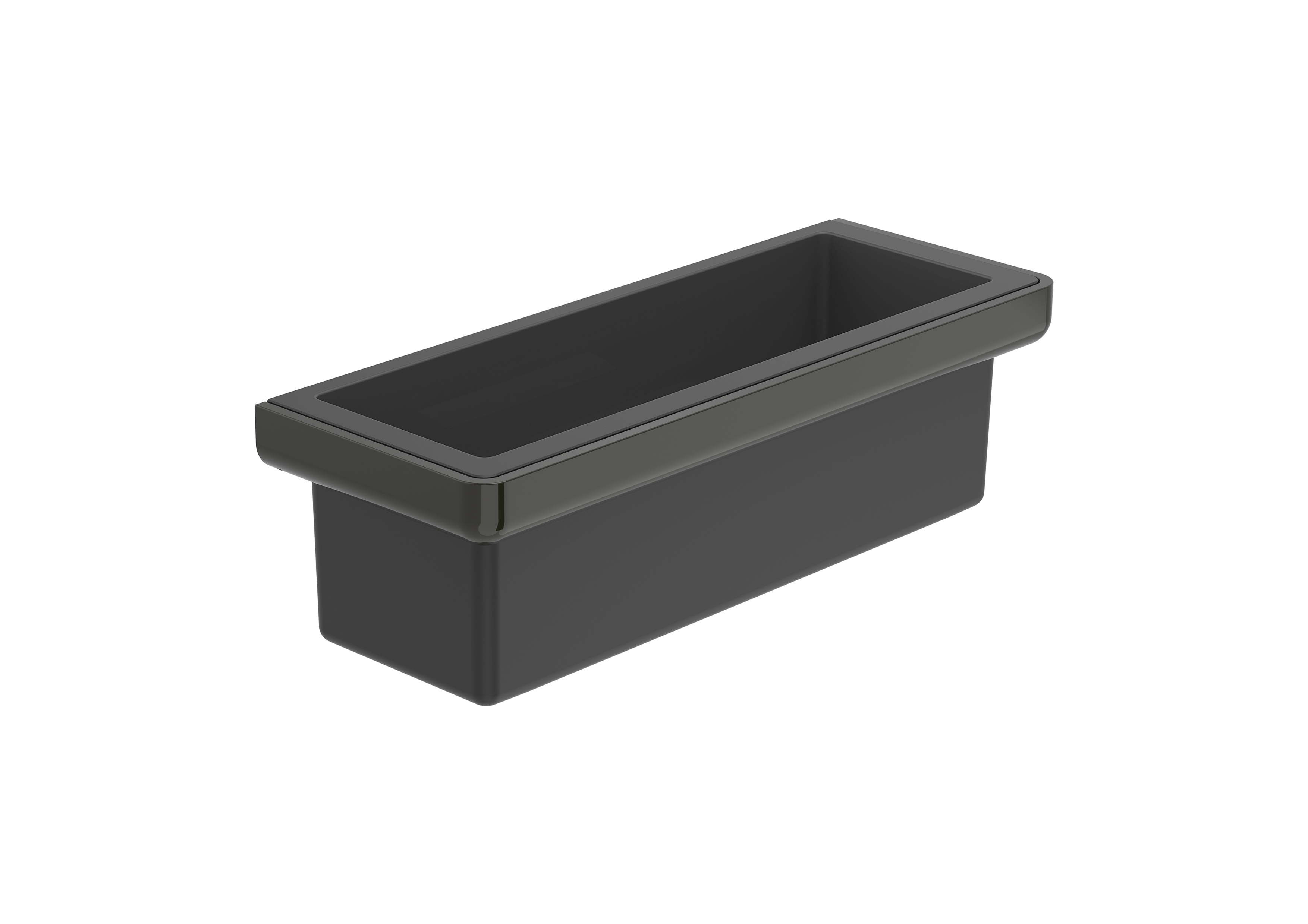 Baie - Suport Roca A817028CN0, Raft dus Tempo, numar orificii instalare 2, pentru un dus confortabil zilnic, negru