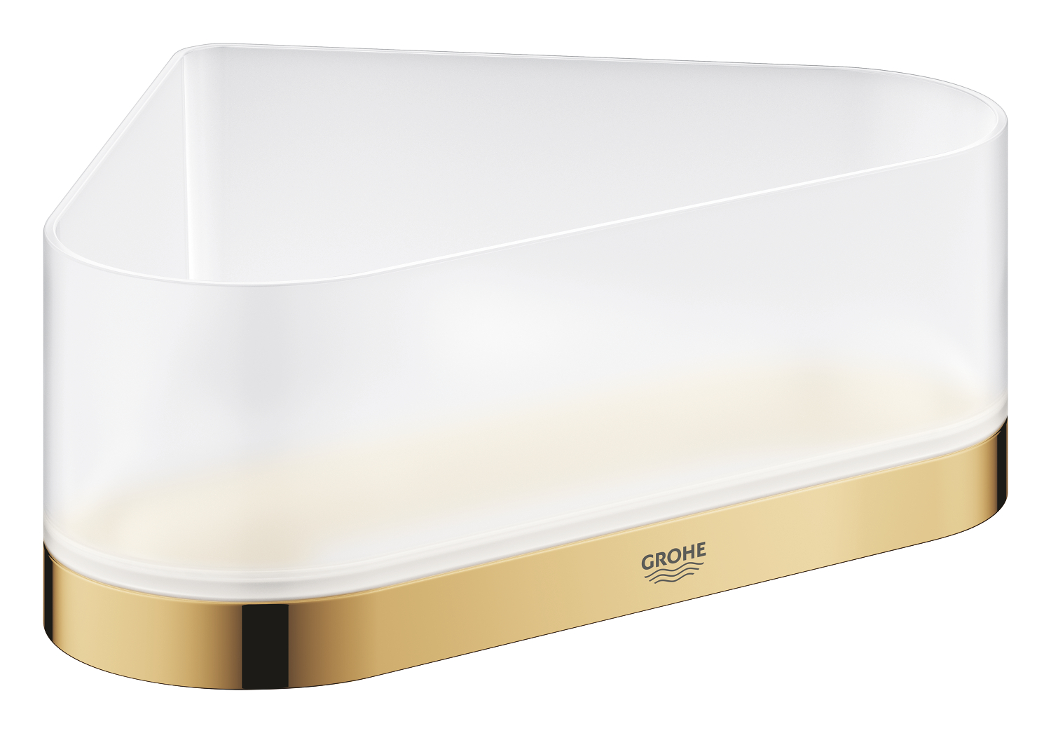 Baie - Raft Grohe 41038GL0, colt Selection, tip instalare pe colt, numar orificii instalare 2, elemente fixare ascunse, auriu