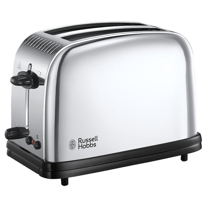 Bucatarie - Prajitor de paine Russell Hobbs Victory Classic, 2 fante, gratar chifle, tava firimituri detasabila