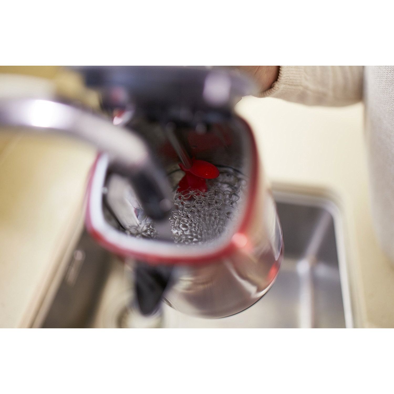 Fierbator Russell Hobbs Luna, 1.7L, 2400W, prajire rapida, filtru calcar detasabil, indicator nivel apa, rosu [1]