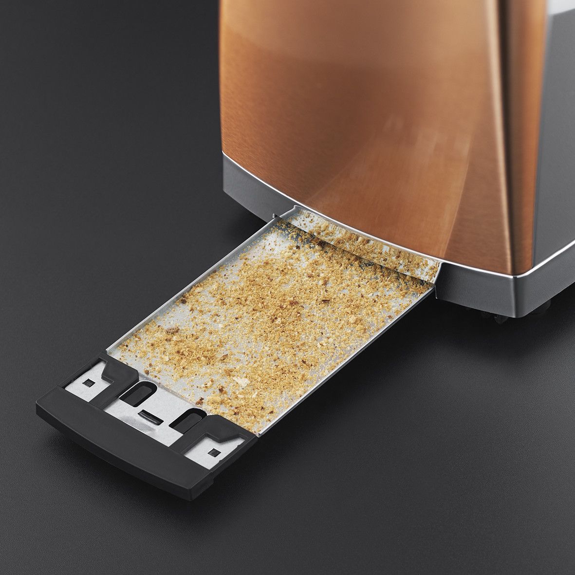 Prajitor de paine Russell Hobbs Luna, 2 fante, prajire rapida 55%, gratar chifle, tava firimituri detasabila, cupru [4]