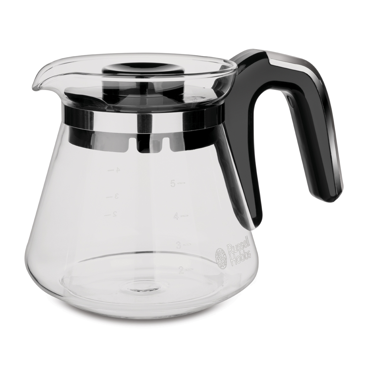 Cafetiera Russell Hobbs Compact Home, 1.25L, filtru permanent, plita mentinere cald, design compact, alb [2]