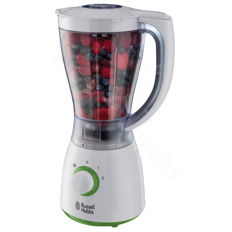 Blendere & tocatoare - Blender Russell Hobbs Explore, 700W, recipient 1.5L, lame inox, multiple viteze, alb
