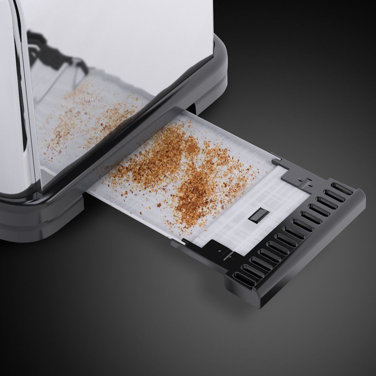 Prajitor de paine cu 2 fante lungi Russell Hobbs Victory, fante extra late, gratar chifle, tava firimituri detasabila [3]