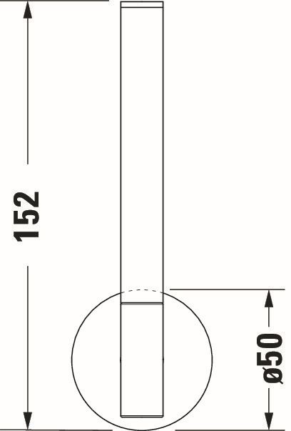 Rezerva hartie Duravit 0099393400, igienica Starck T, tip instalare pe perete, numar orificii instalare 2, auriu [4]