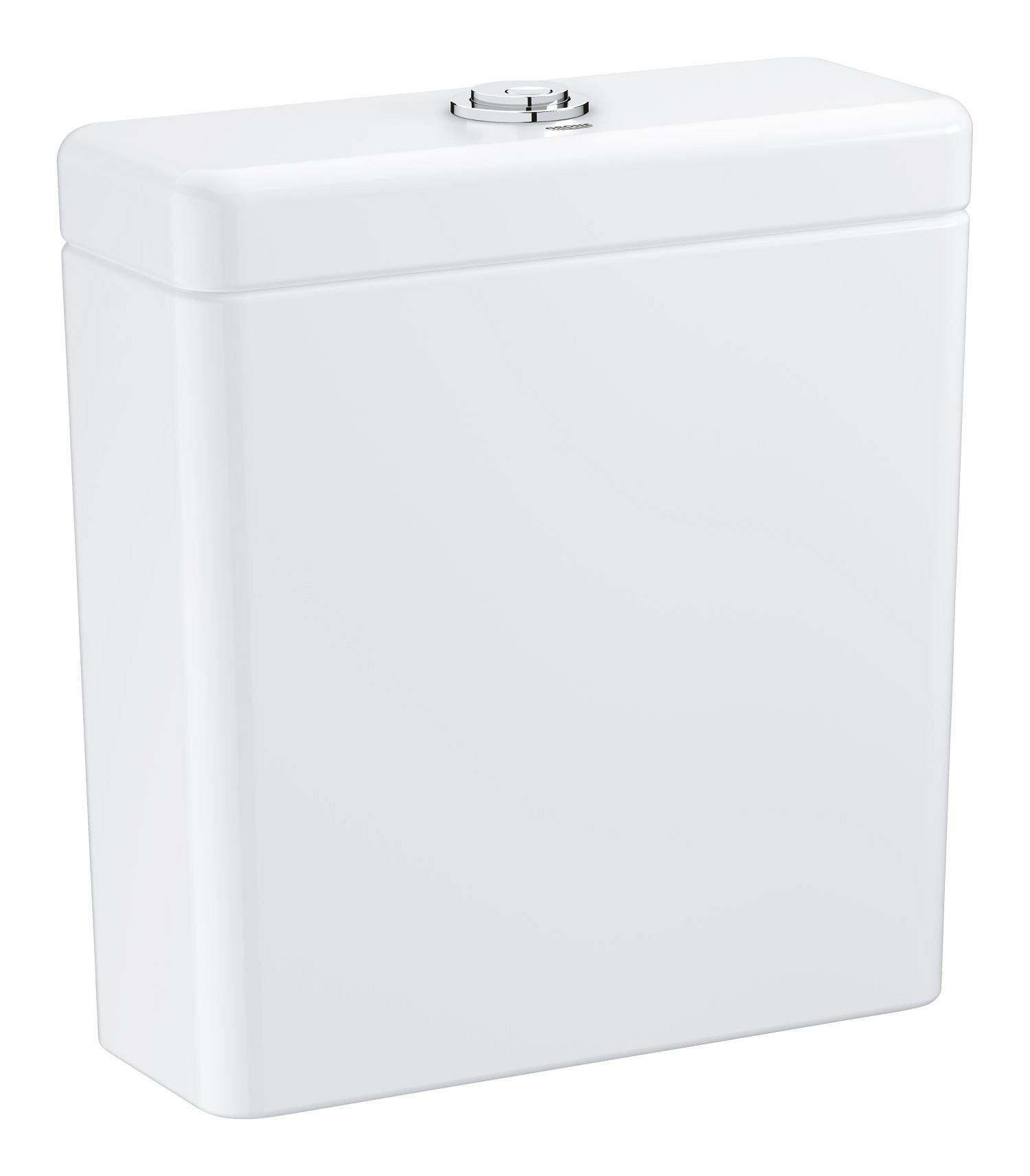 Rezervor WC Grohe 39861000, BauEdge, montaj pe wc, zona montaj interior, dubla spalare, zona alimentare inferioara, alb [0]