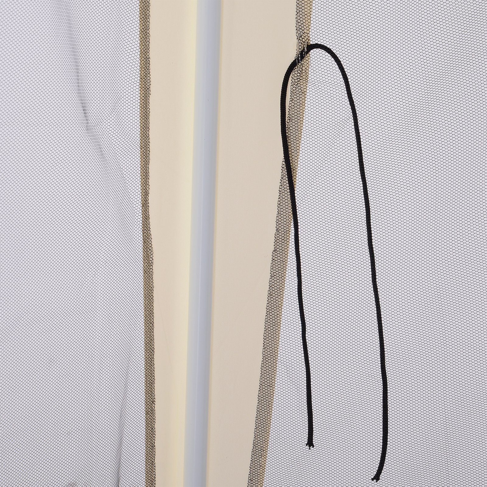  Foisor de Gradina Impermeabil cu Plasa Tantari Bej 3 x 3 x 2.35 m [8]